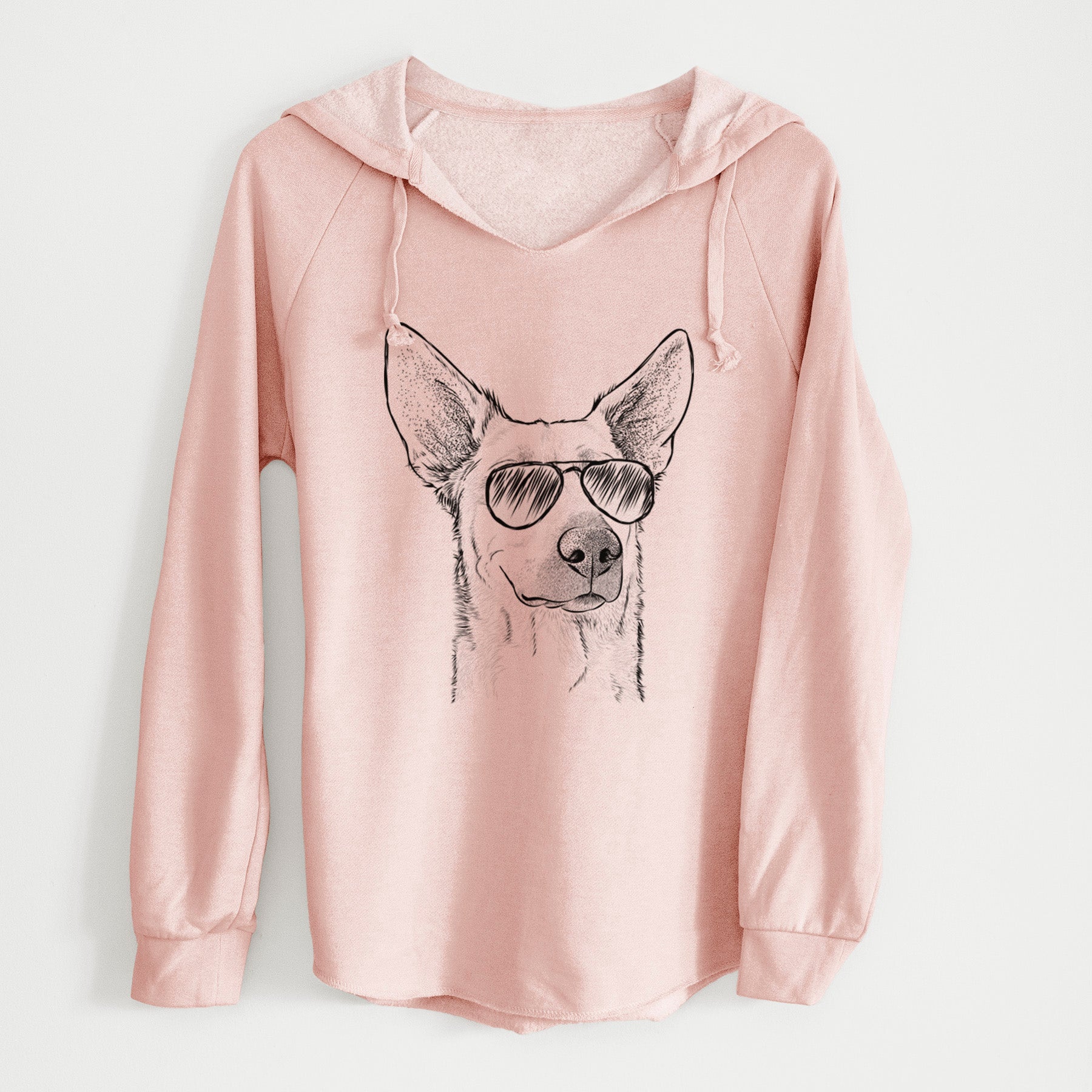 Aviator Ember the Shepherd Mix - Cali Wave Hooded Sweatshirt