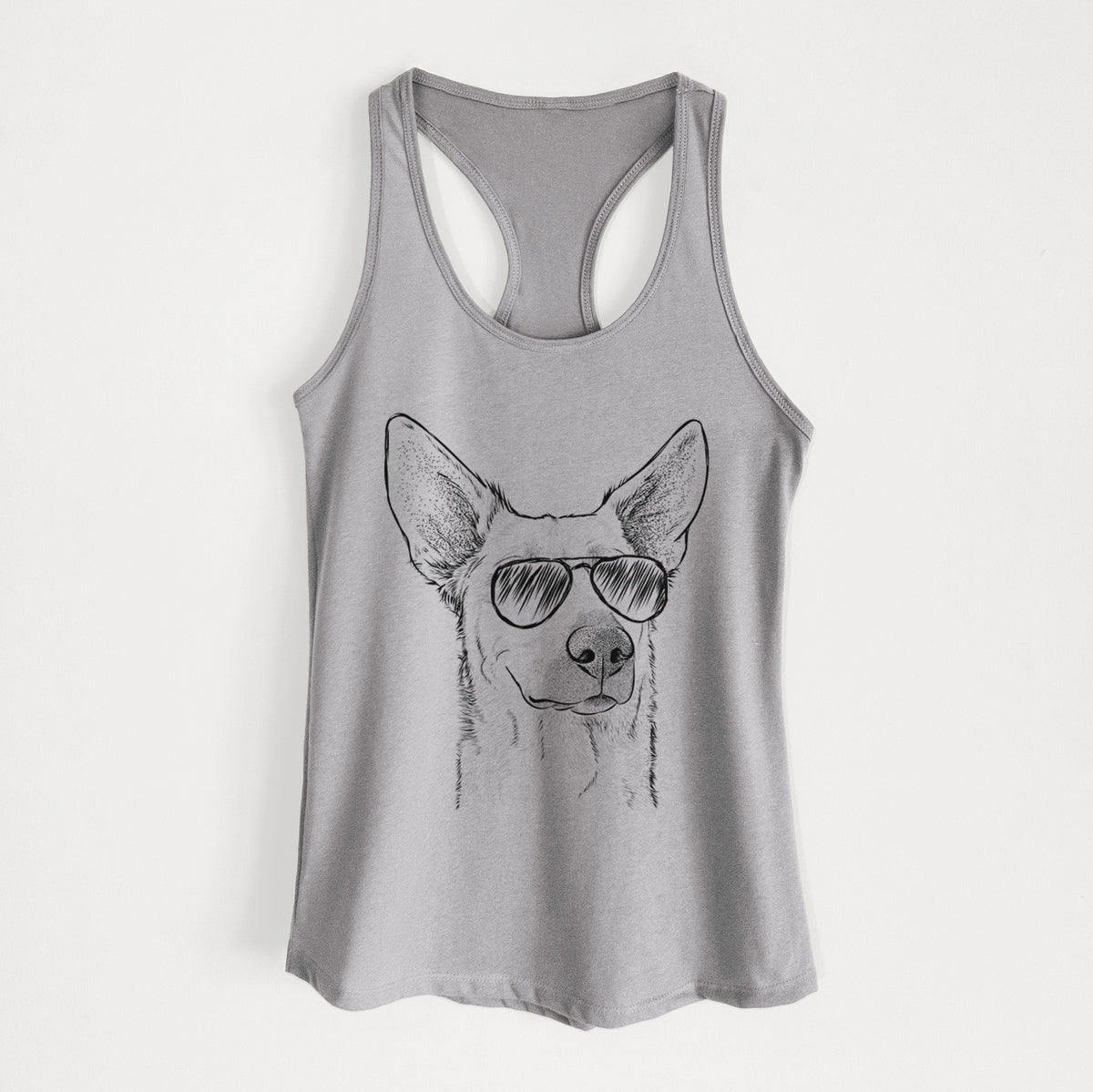Ember the Shepherd Mix - Women's Racerback Tanktop