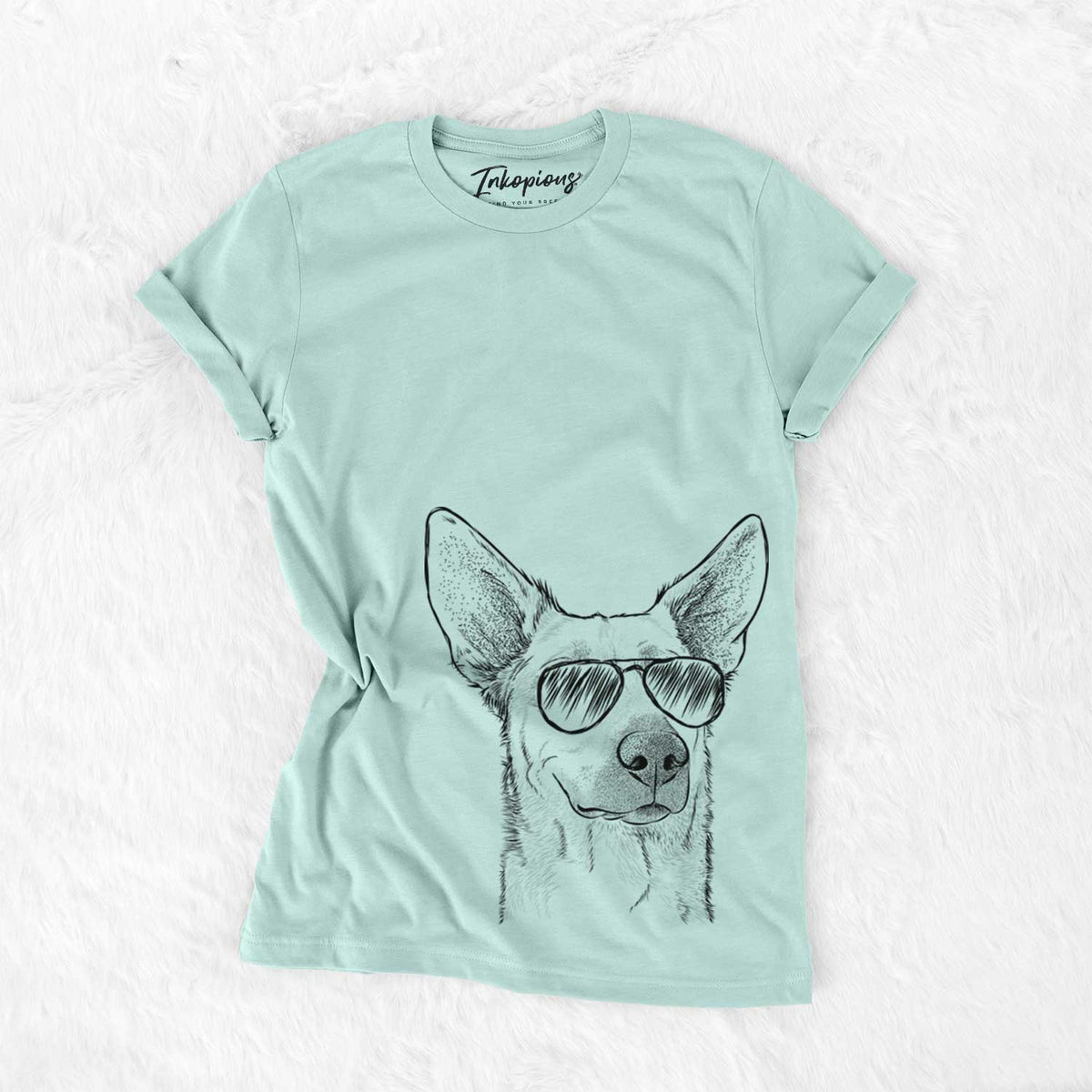 Aviator Ember the Shepherd Mix - Unisex Crewneck