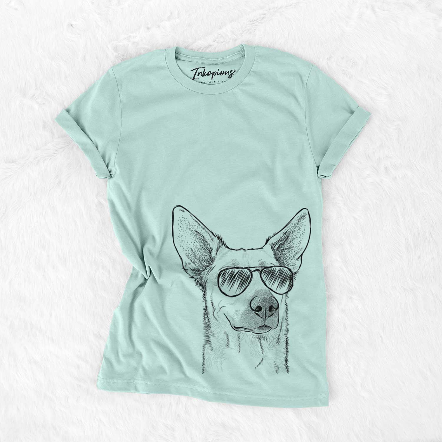 Aviator Ember the Shepherd Mix - Unisex Crewneck