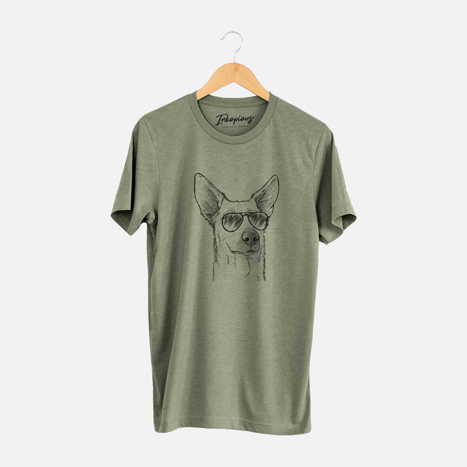 Aviator Ember the Shepherd Mix - Unisex Crewneck