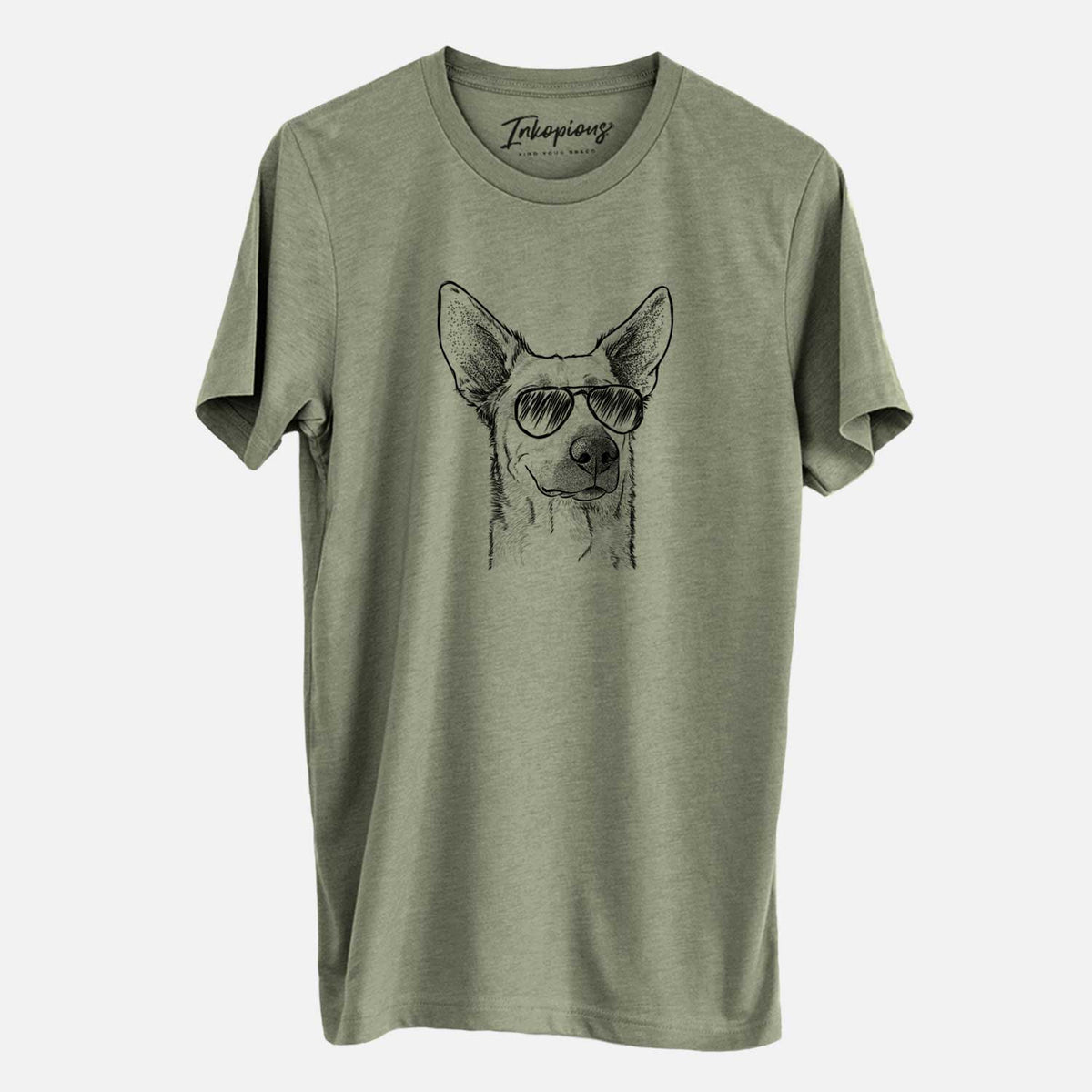Aviator Ember the Shepherd Mix - Unisex Crewneck