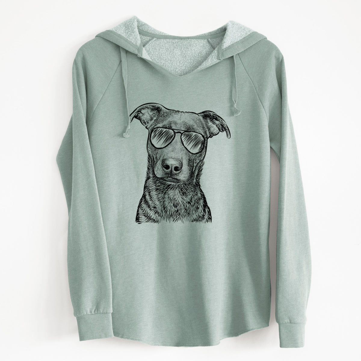 Aviator Embyr the Mixed Breed - Cali Wave Hooded Sweatshirt