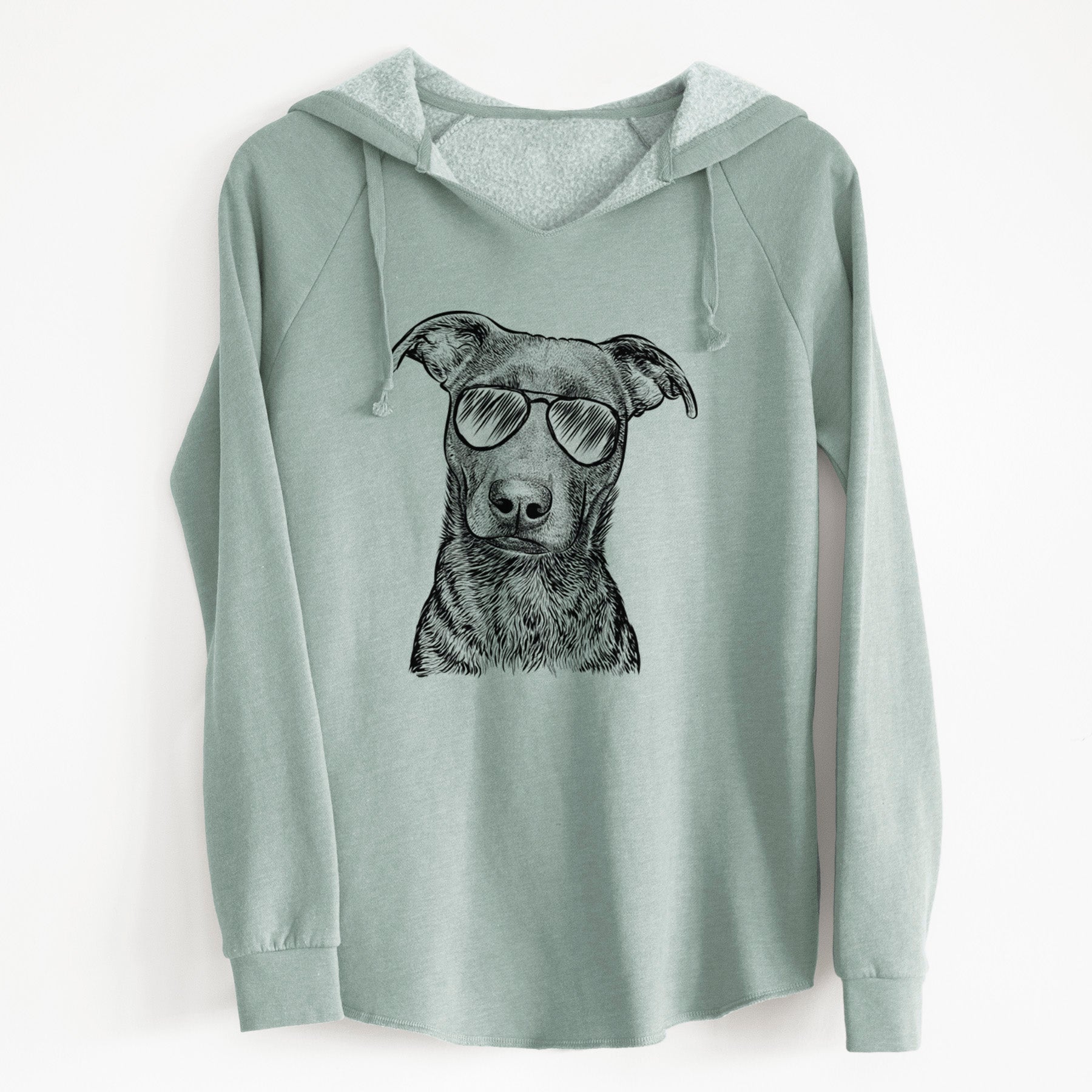 Aviator Embyr the Mixed Breed - Cali Wave Hooded Sweatshirt