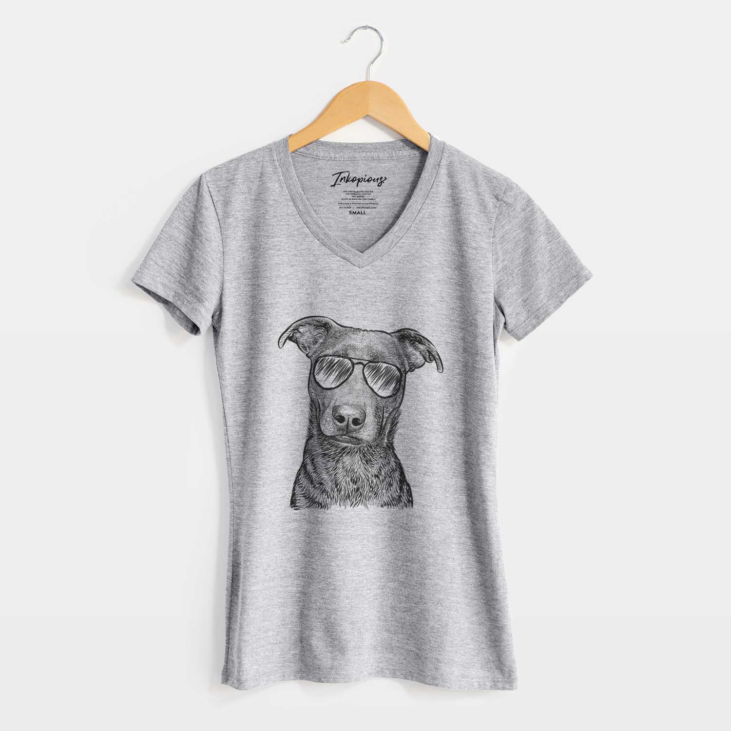Aviator Embyr the Mixed Breed - Women's V-neck Shirt