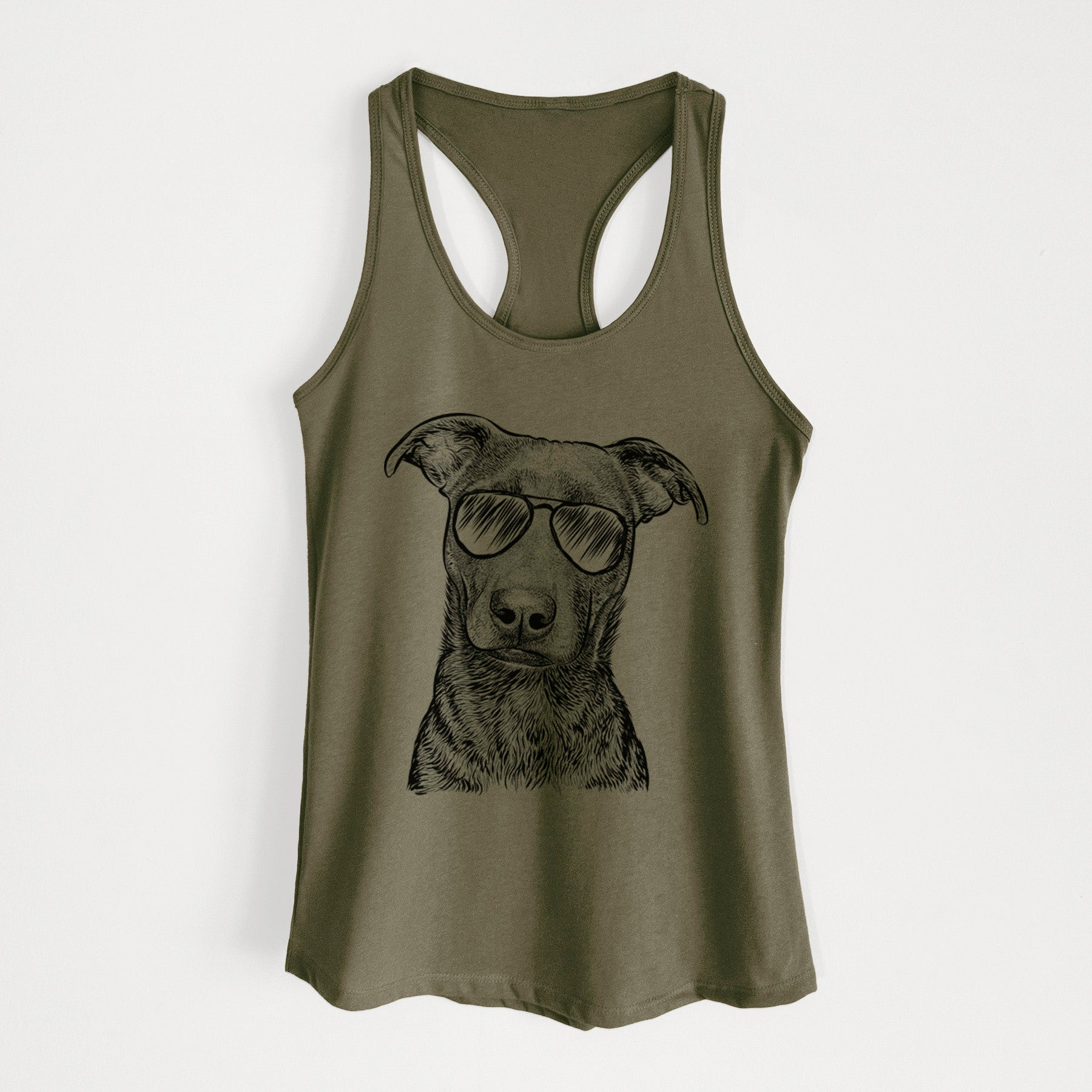 Embyr the Mixed Breed - Women's Racerback Tanktop