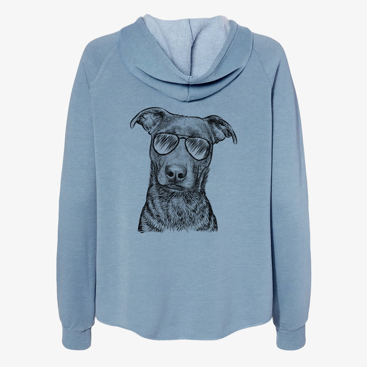 Embyr the Mixed Breed - Women's Cali Wave Zip-Up Sweatshirt