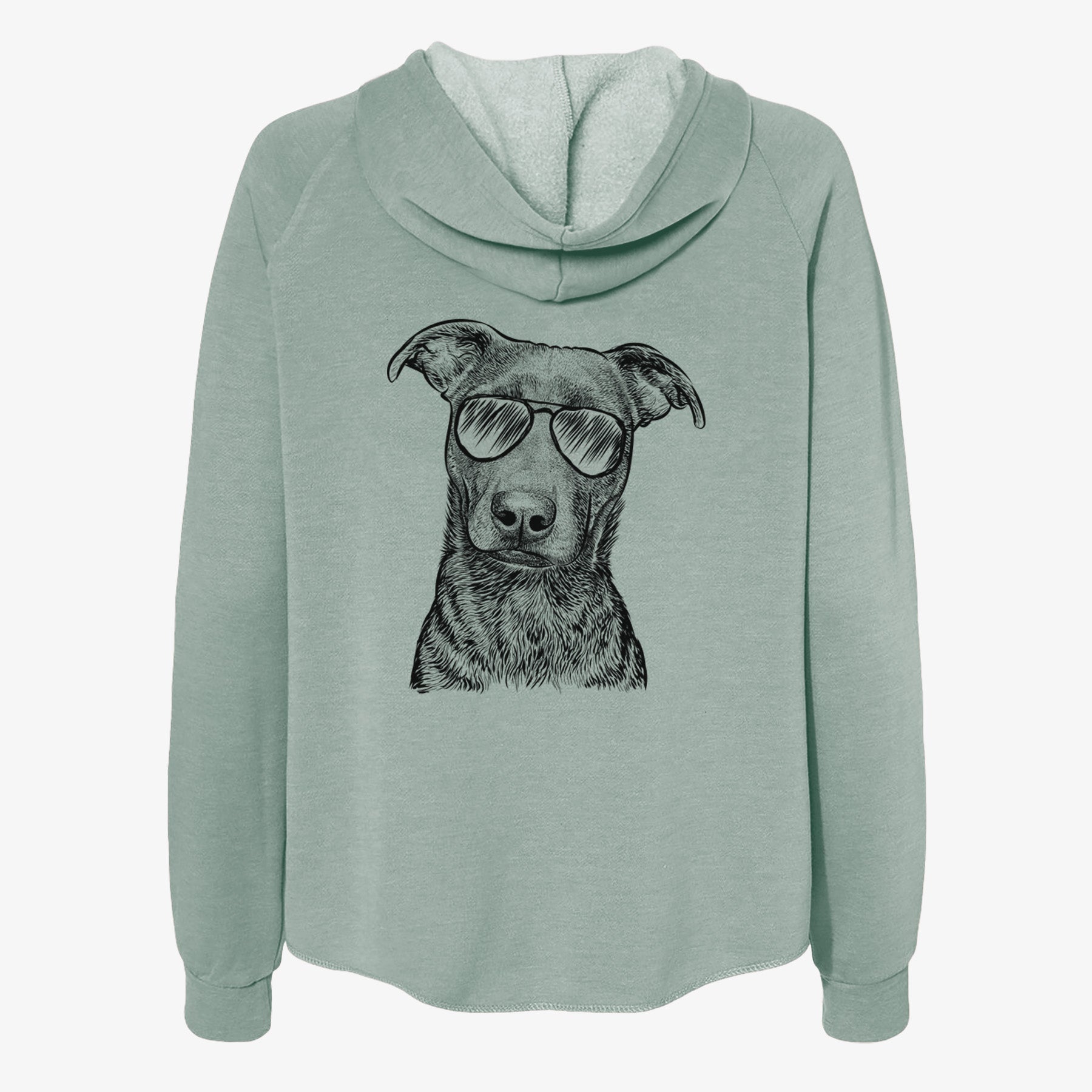 Embyr the Mixed Breed - Women's Cali Wave Zip-Up Sweatshirt