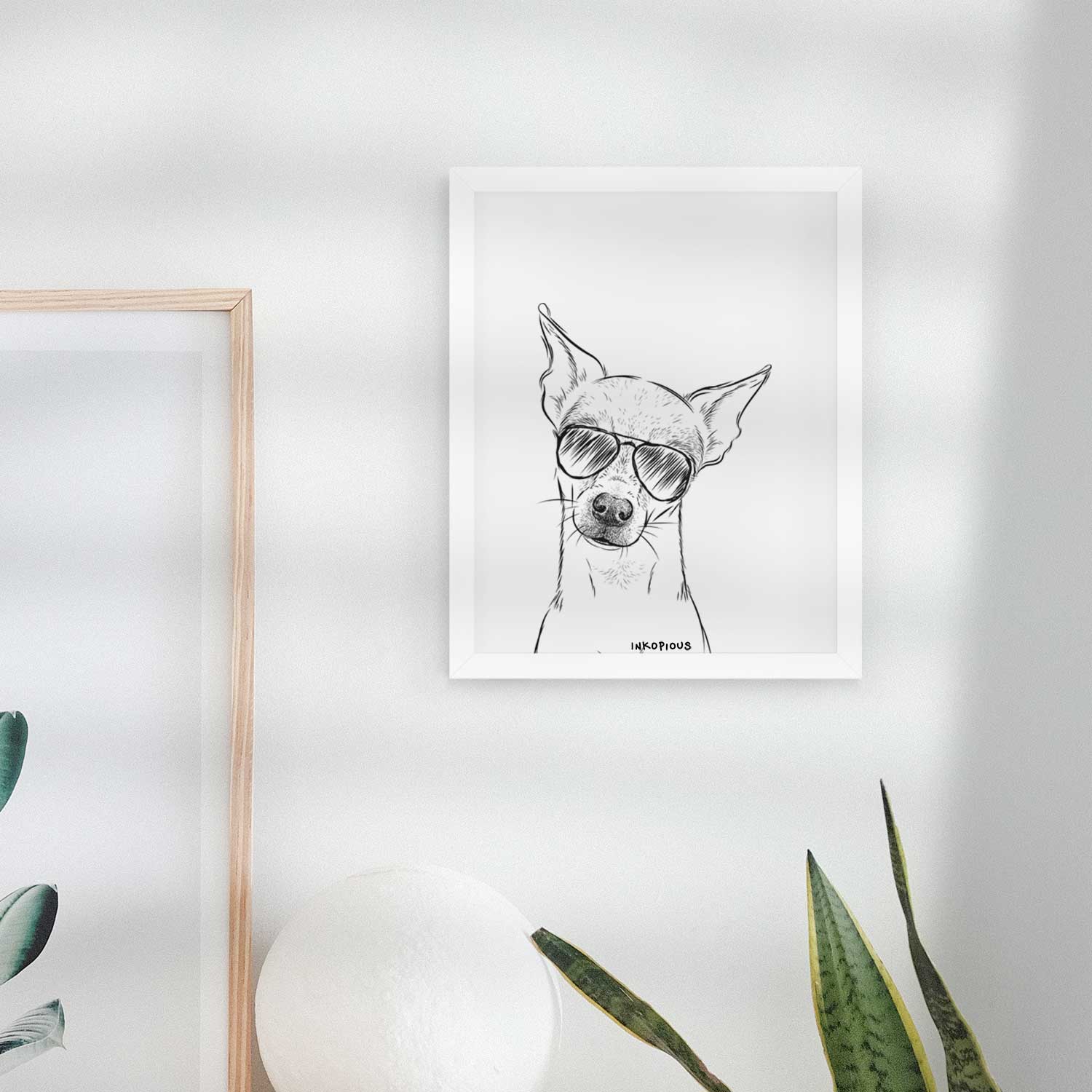 Emee the Chihuahua Art Print