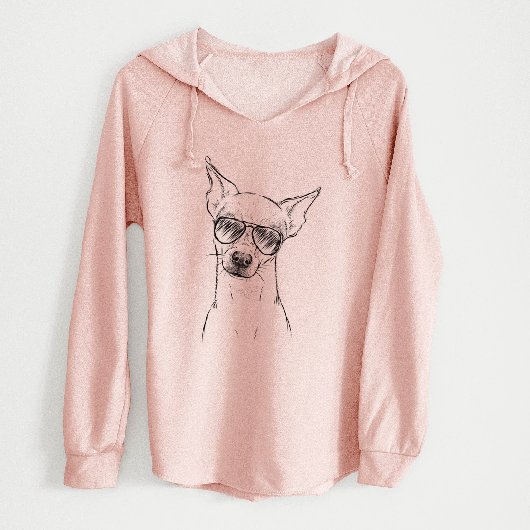 Aviator Emee the Chihuahua - Cali Wave Hooded Sweatshirt