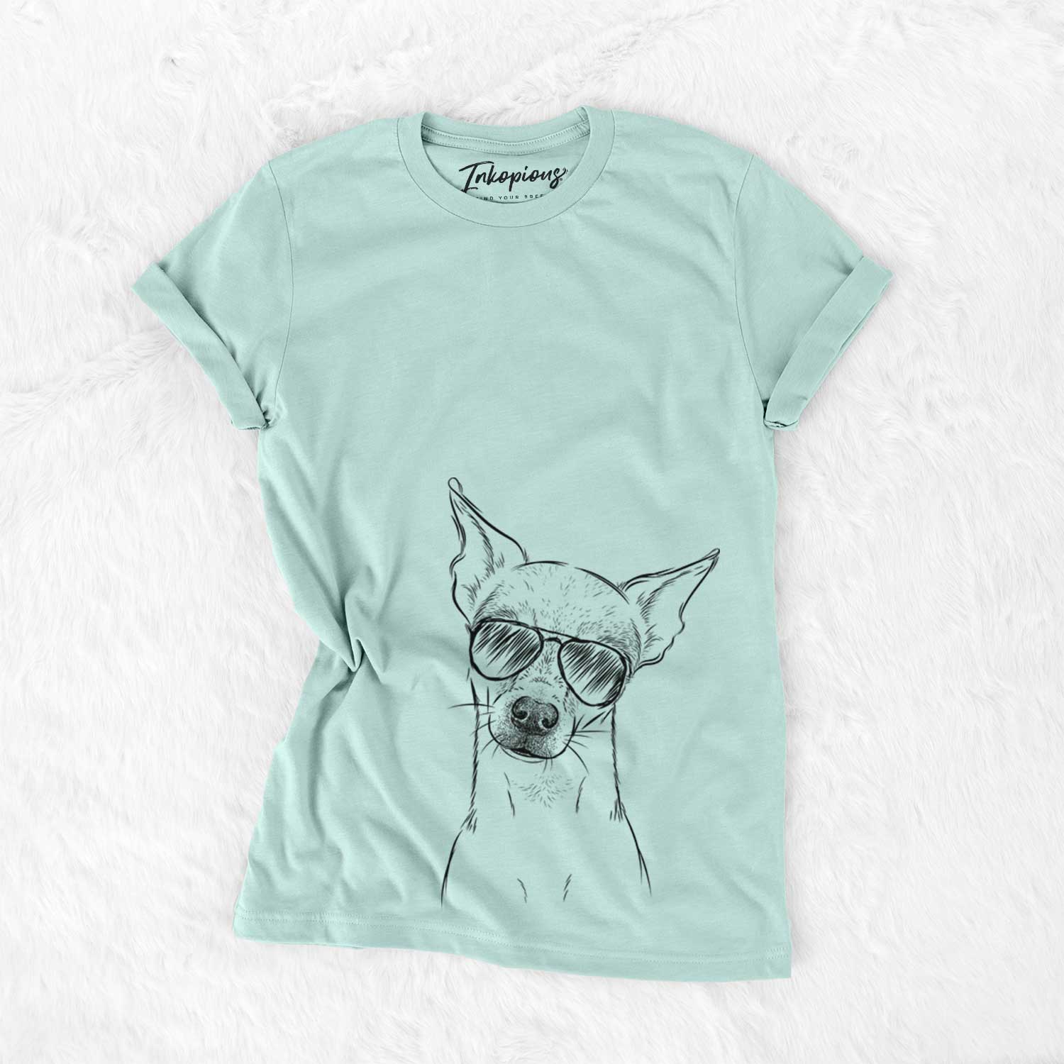 Aviator Emee the Chihuahua - Unisex Crewneck