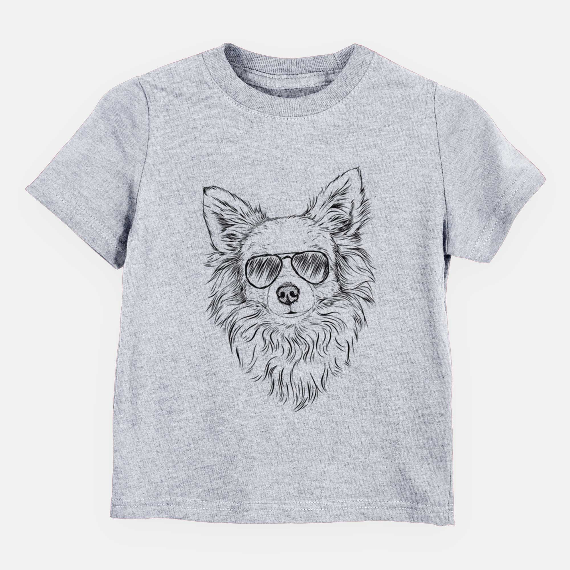 Aviator Emma the Longhaired Chihuahua - Kids/Youth/Toddler Shirt