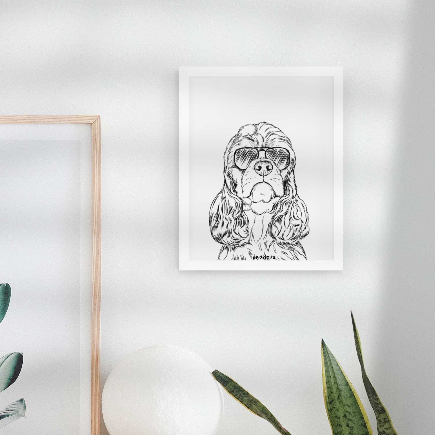 Emma the Cocker Spaniel Art Print