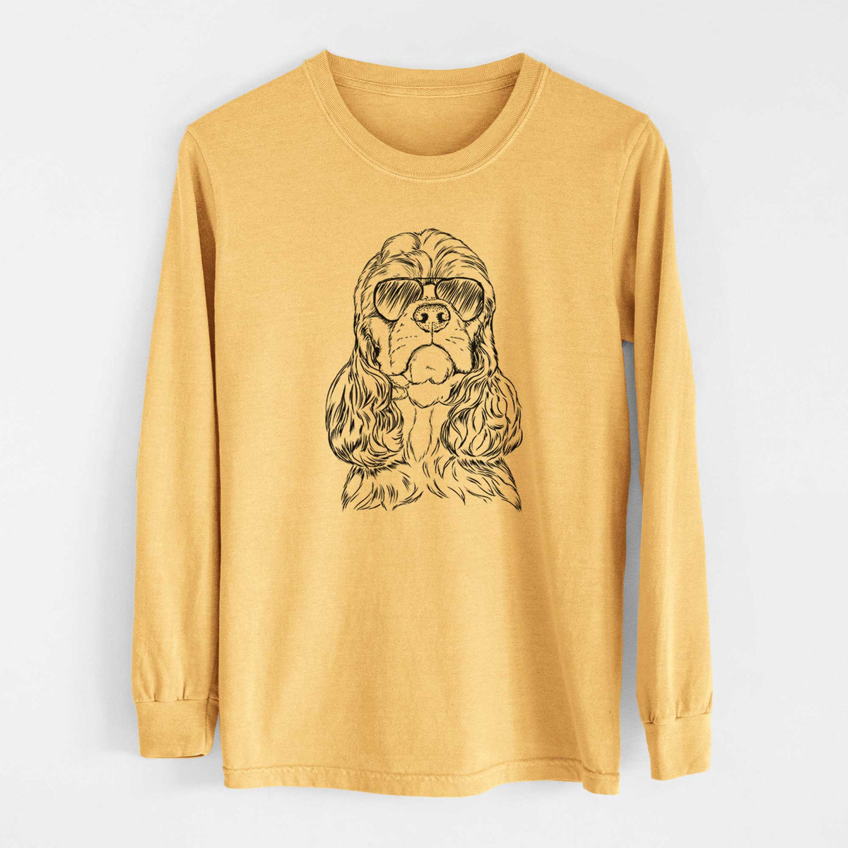 Aviators Emma the Cocker Spaniel - Heavyweight 100% Cotton Long Sleeve