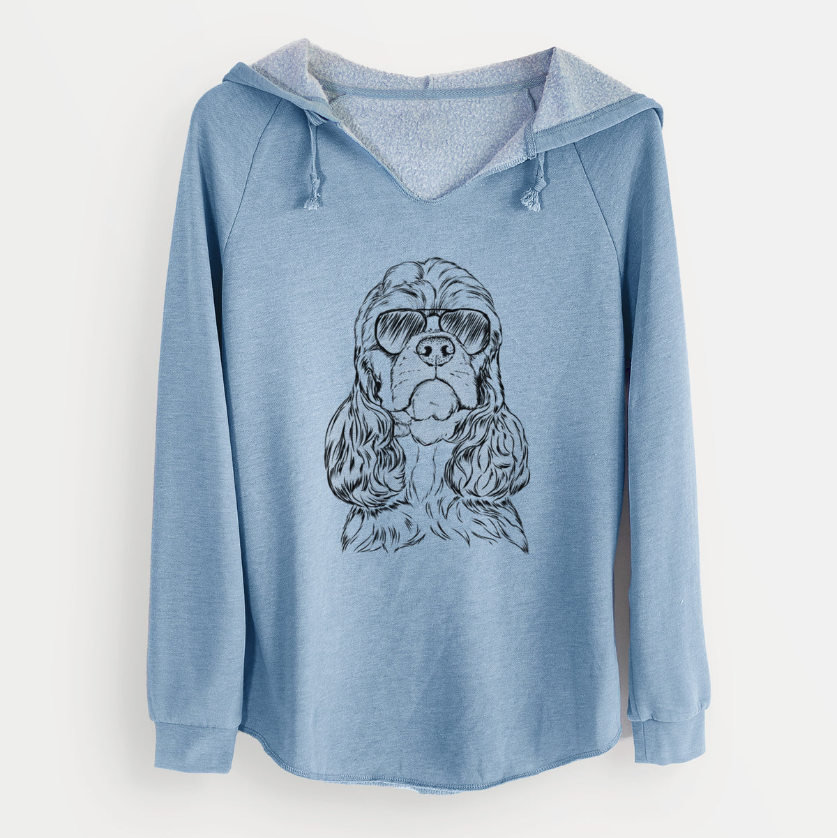 Aviator Emma the Cocker Spaniel - Cali Wave Hooded Sweatshirt
