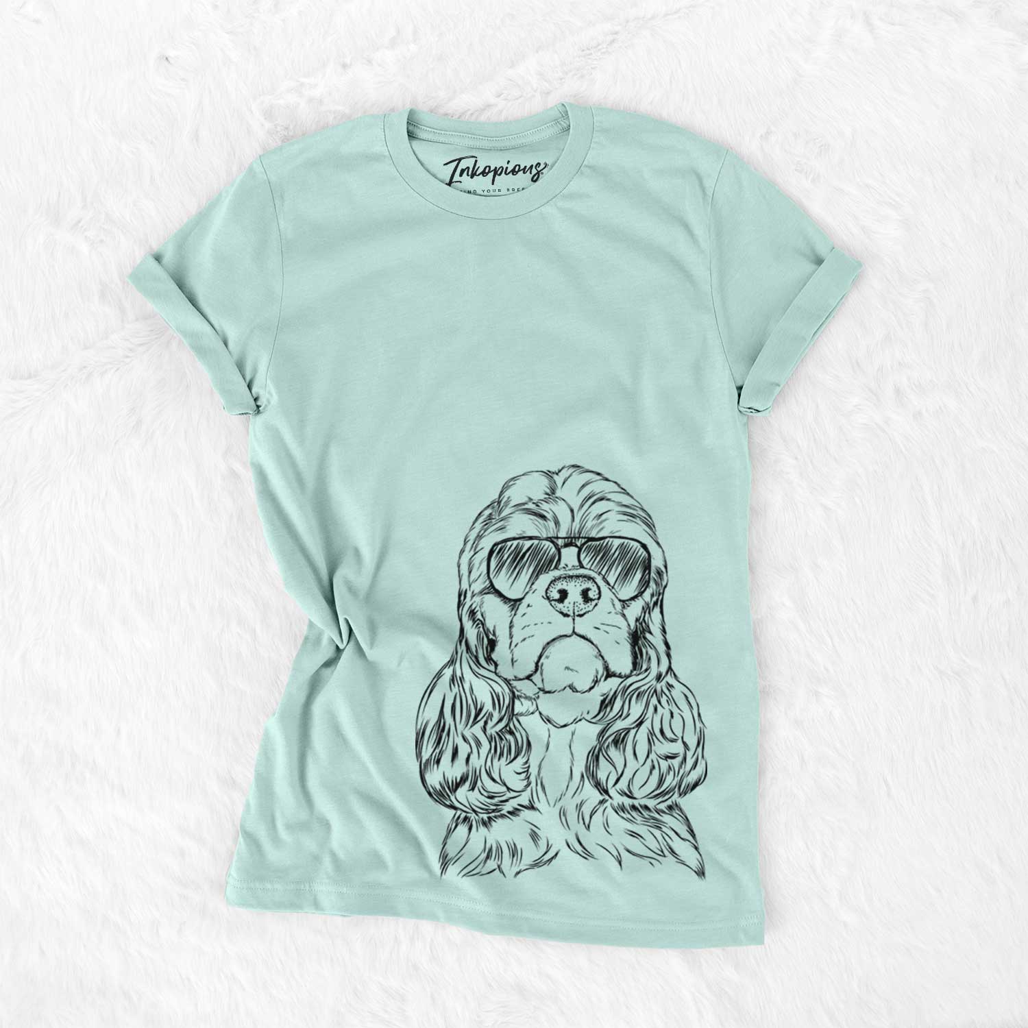 Aviator Emma the Cocker Spaniel - Unisex Crewneck