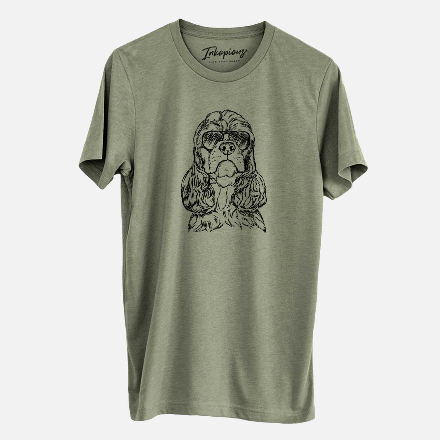 Aviator Emma the Cocker Spaniel - Unisex Crewneck