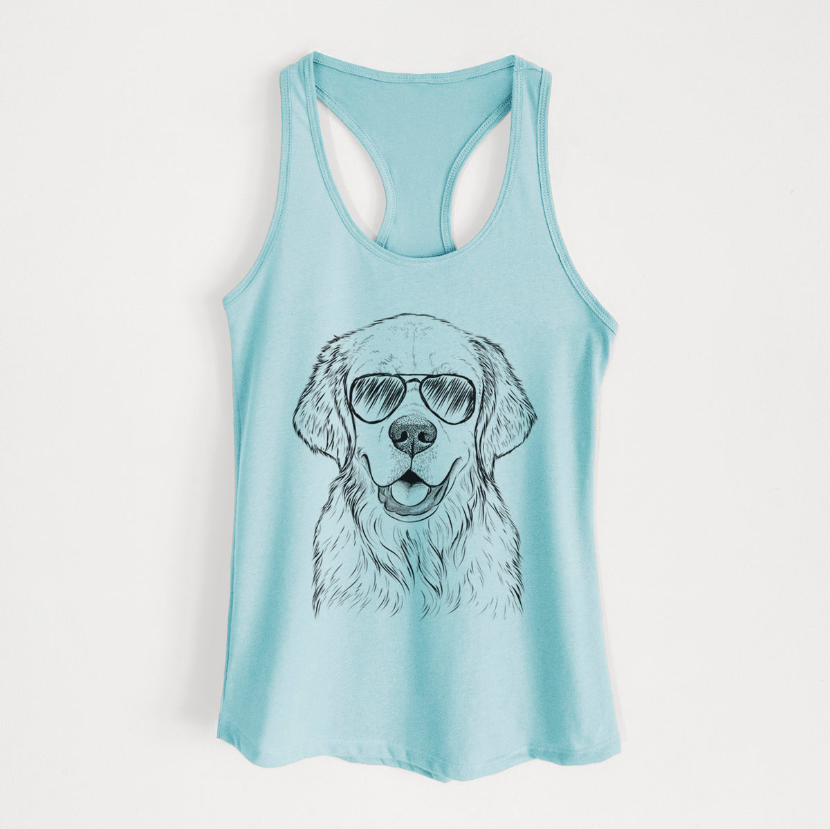 Emma the Golden Retriever - Women's Racerback Tanktop