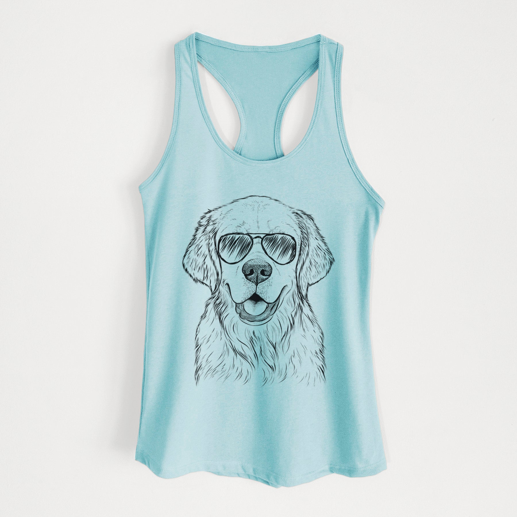 Emma the Golden Retriever - Women's Racerback Tanktop