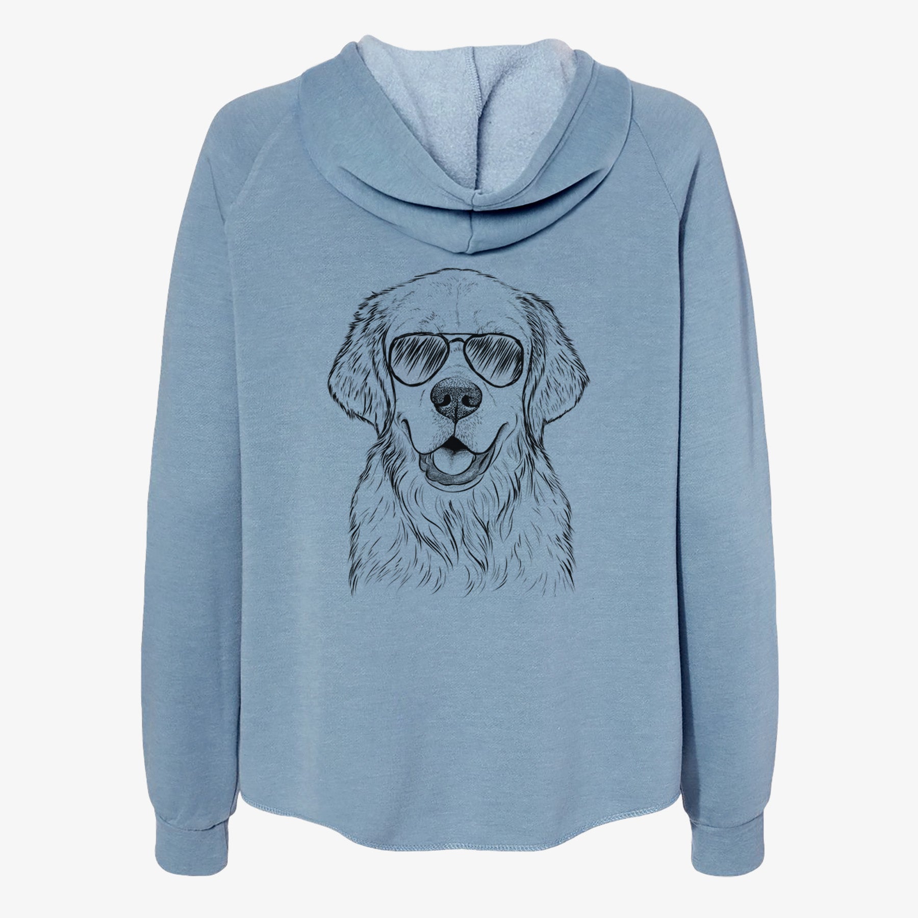 Emma the Golden Retriever - Women's Cali Wave Zip-Up Sweatshirt