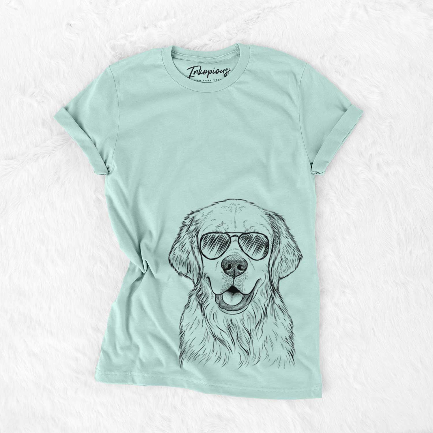 Aviator Emma the Golden Retriever - Unisex Crewneck