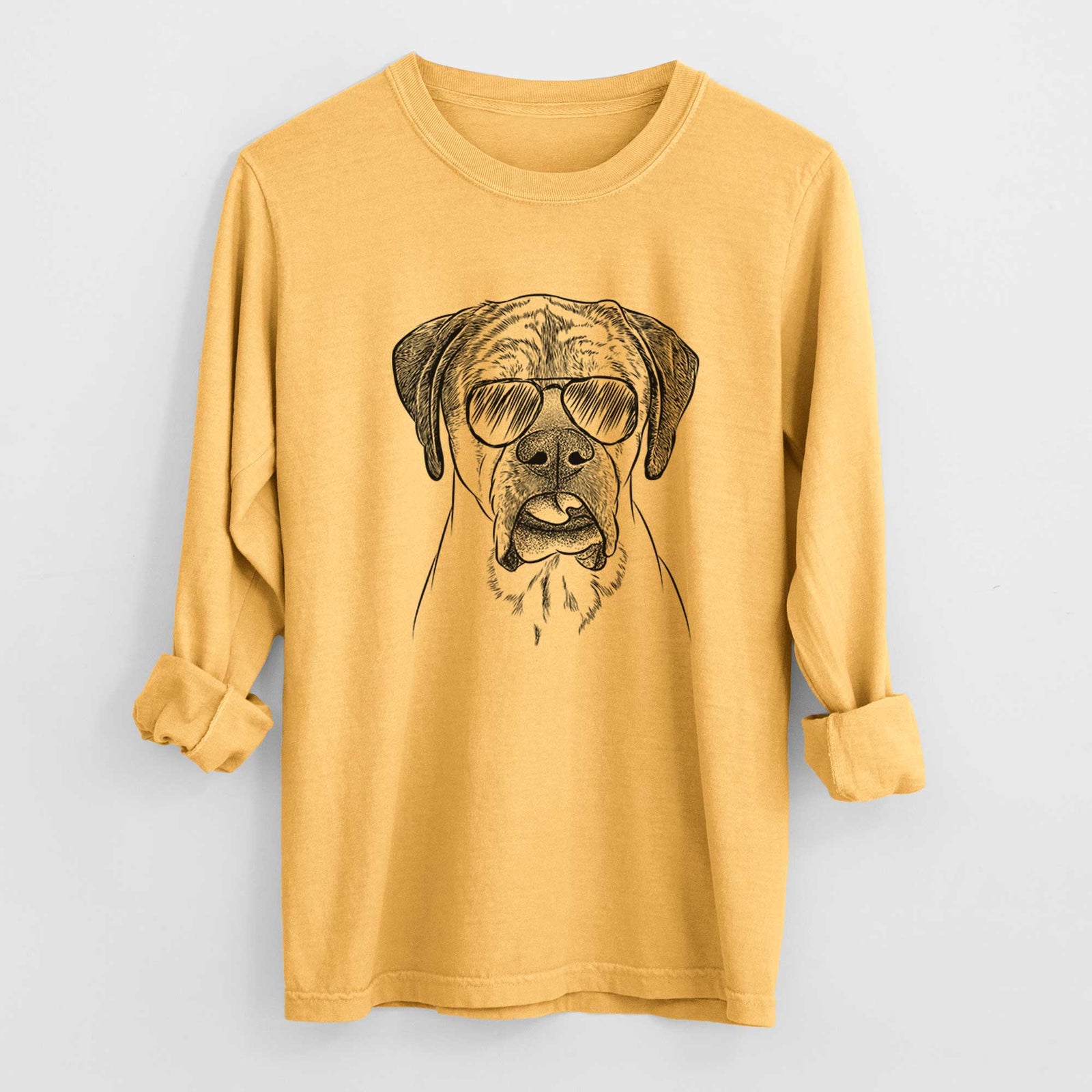 Aviators Emma the English Mastiff - Heavyweight 100% Cotton Long Sleeve
