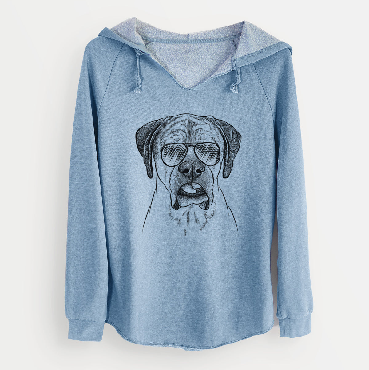 Aviator Emma the English Mastiff - Cali Wave Hooded Sweatshirt