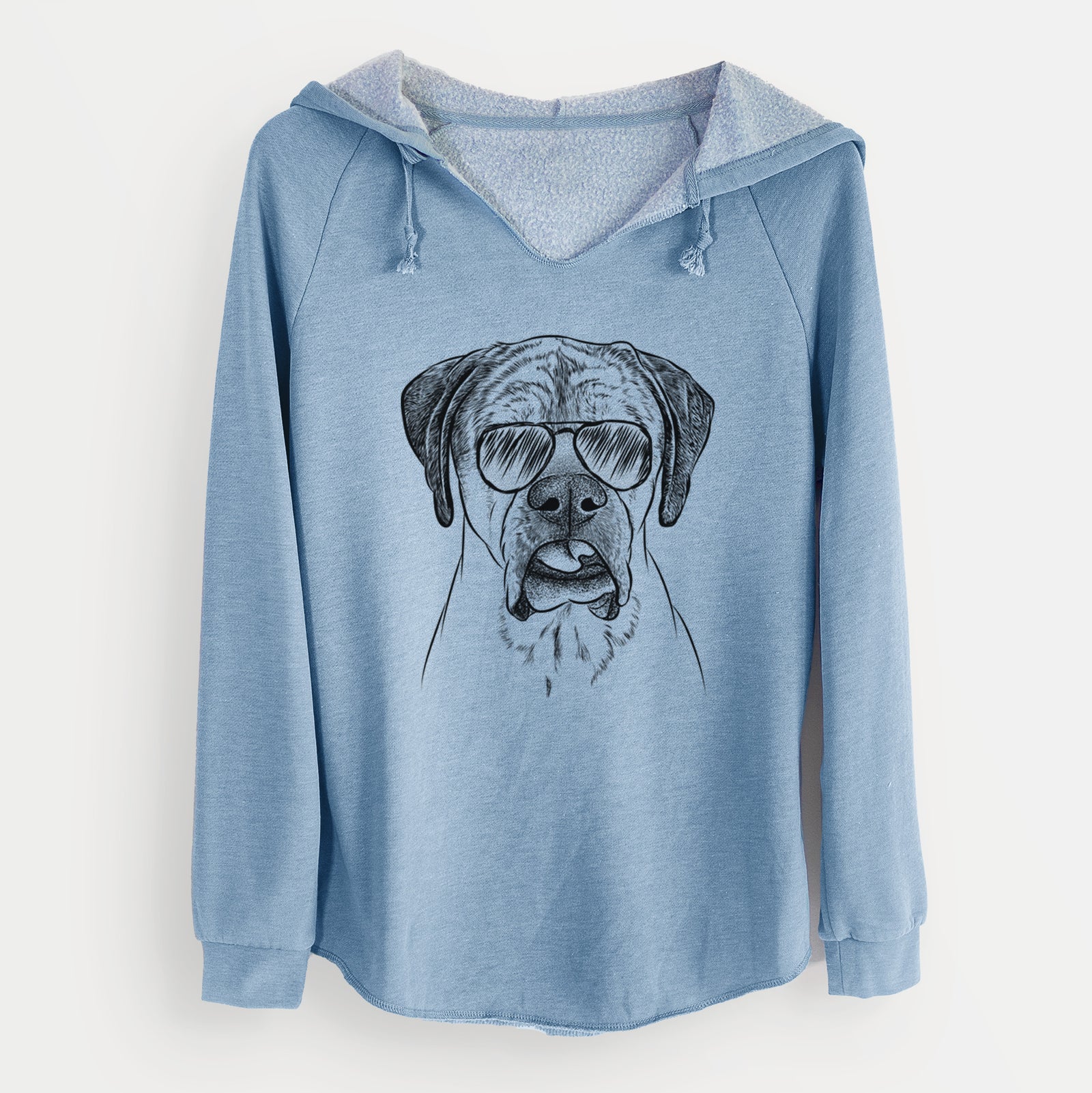 Aviator Emma the English Mastiff - Cali Wave Hooded Sweatshirt