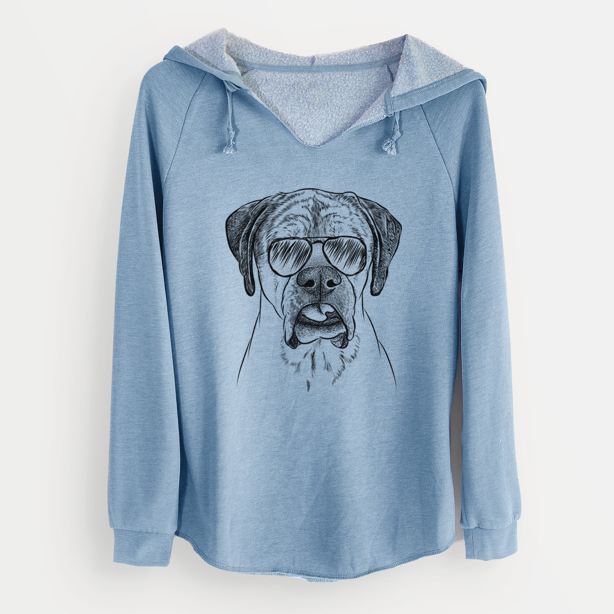 Aviator Emma the English Mastiff - Cali Wave Hooded Sweatshirt