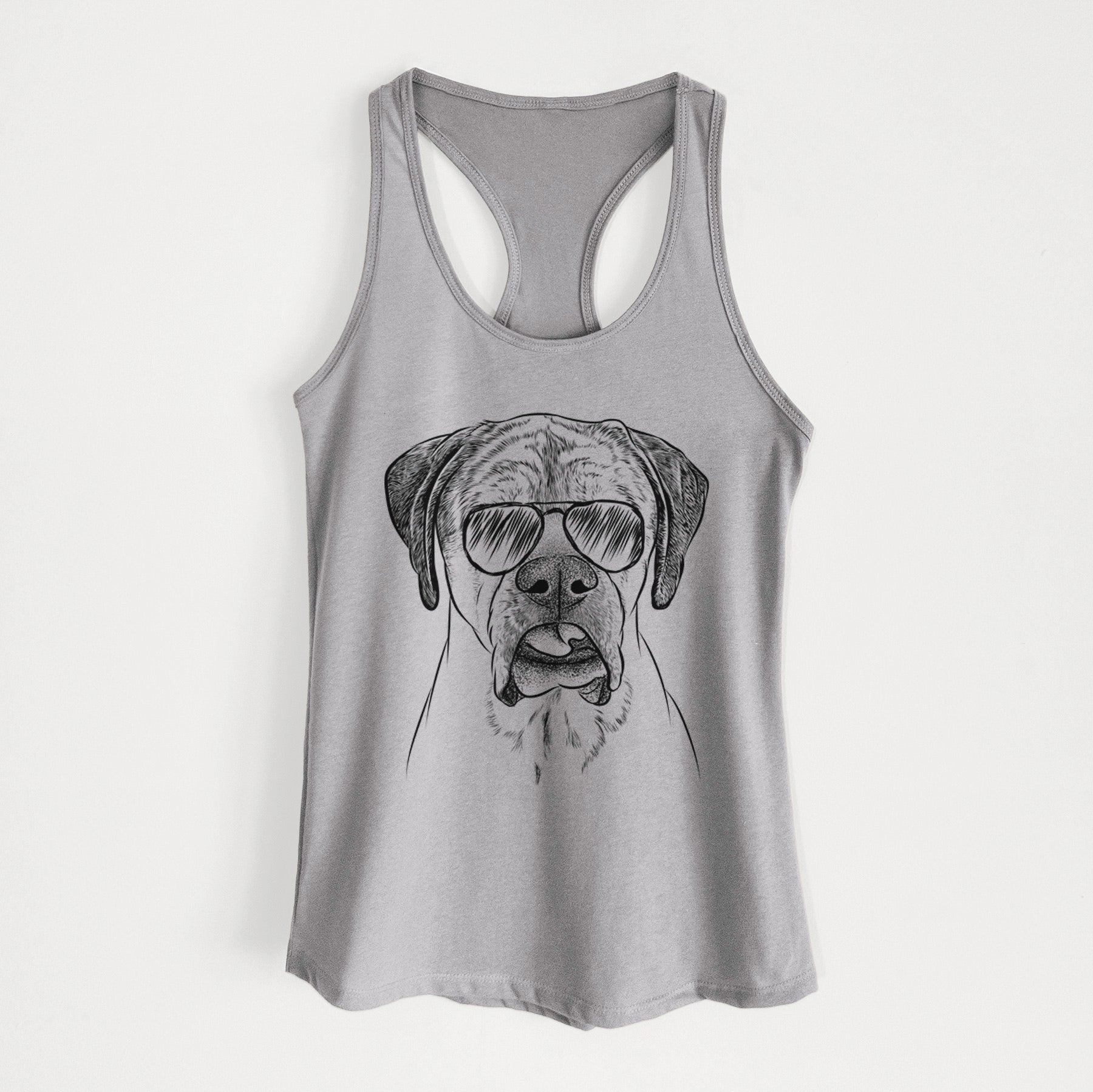 Emma the English Mastiff - Women's Racerback Tanktop