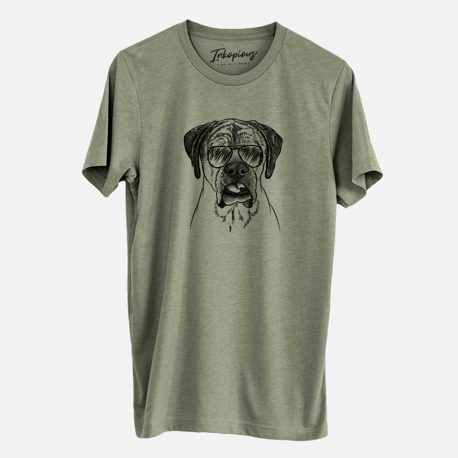 Aviator Emma the English Mastiff - Unisex Crewneck