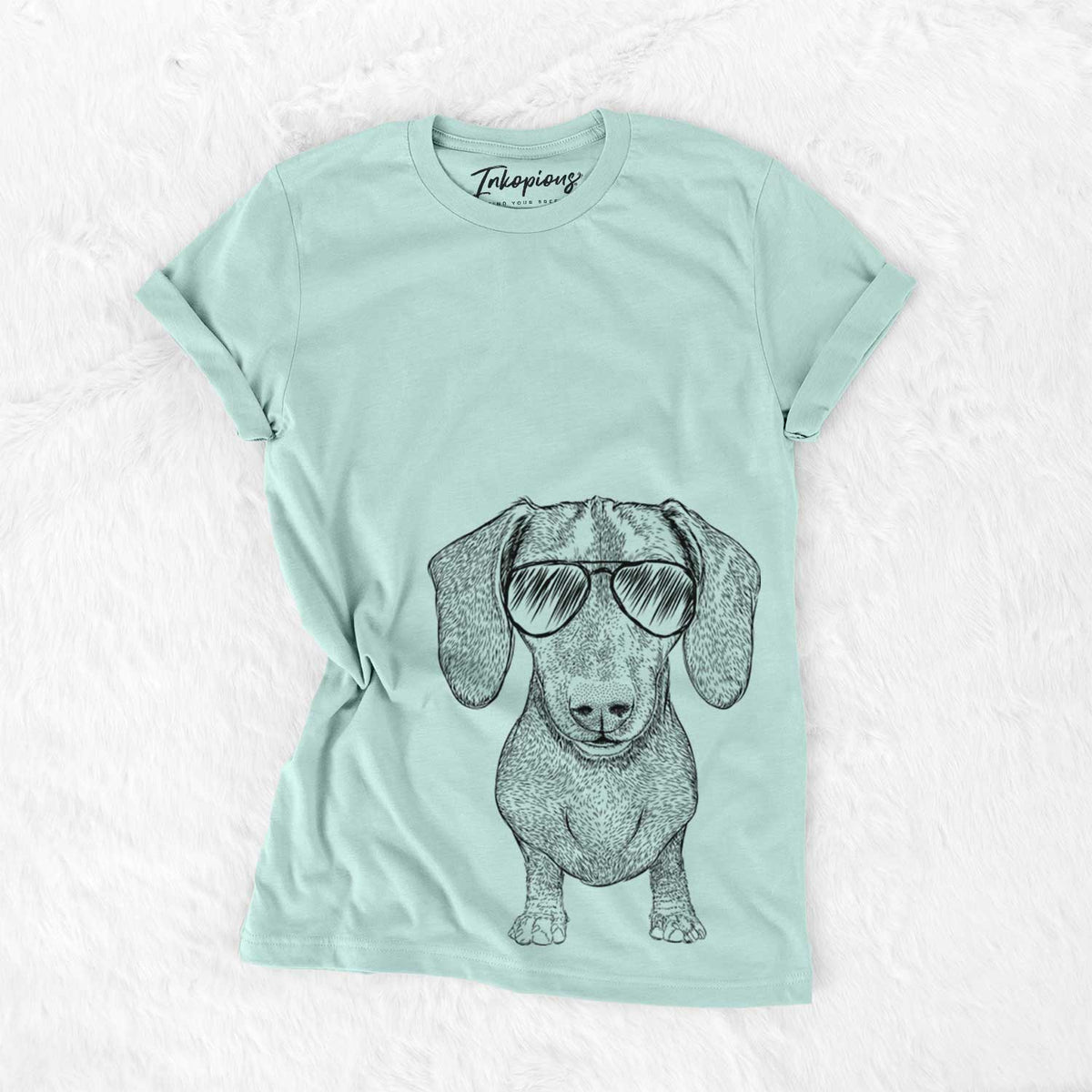 Aviator Ernie the Mini Dachshund - Unisex Crewneck