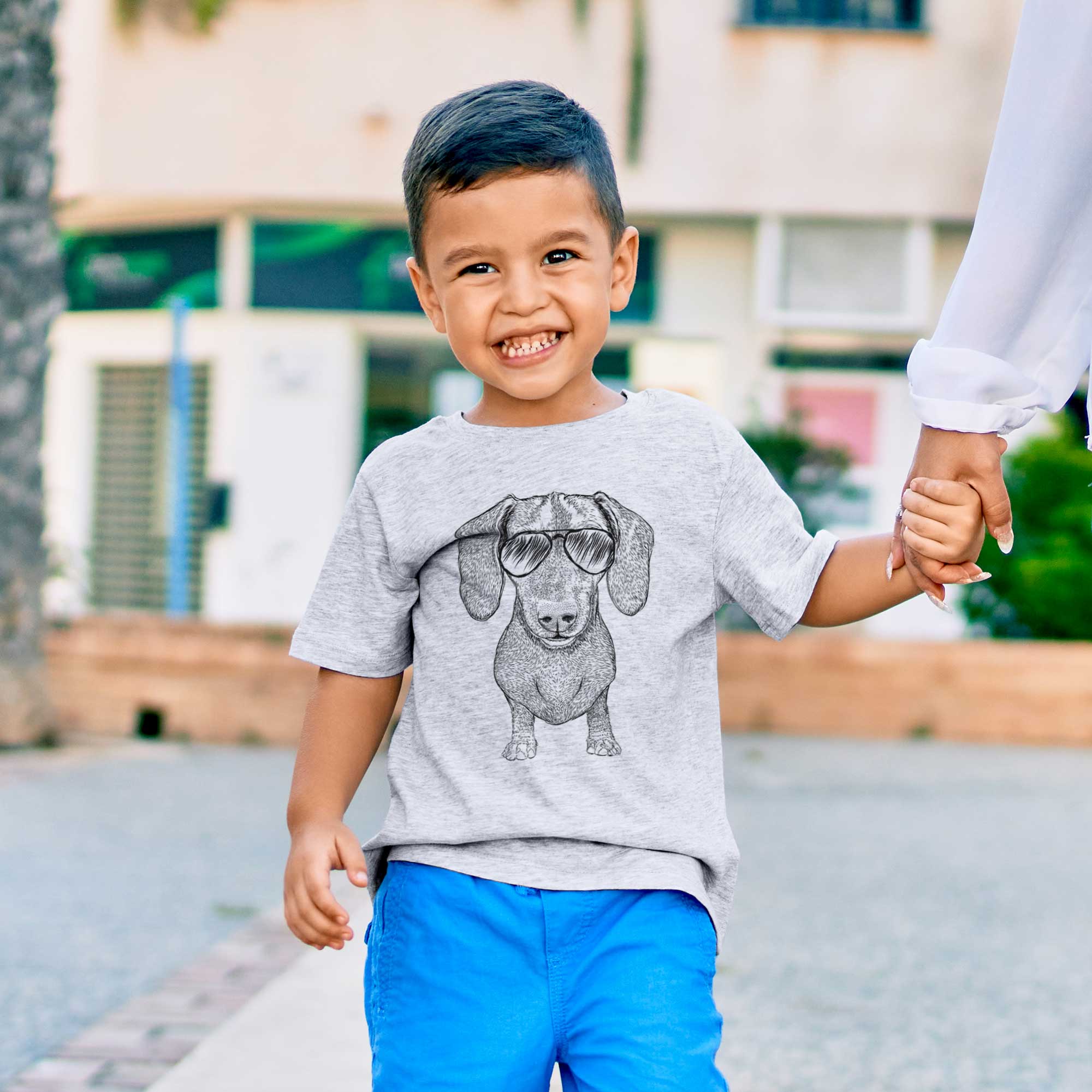 Aviator Ernie the Mini Dachshund - Kids/Youth/Toddler Shirt