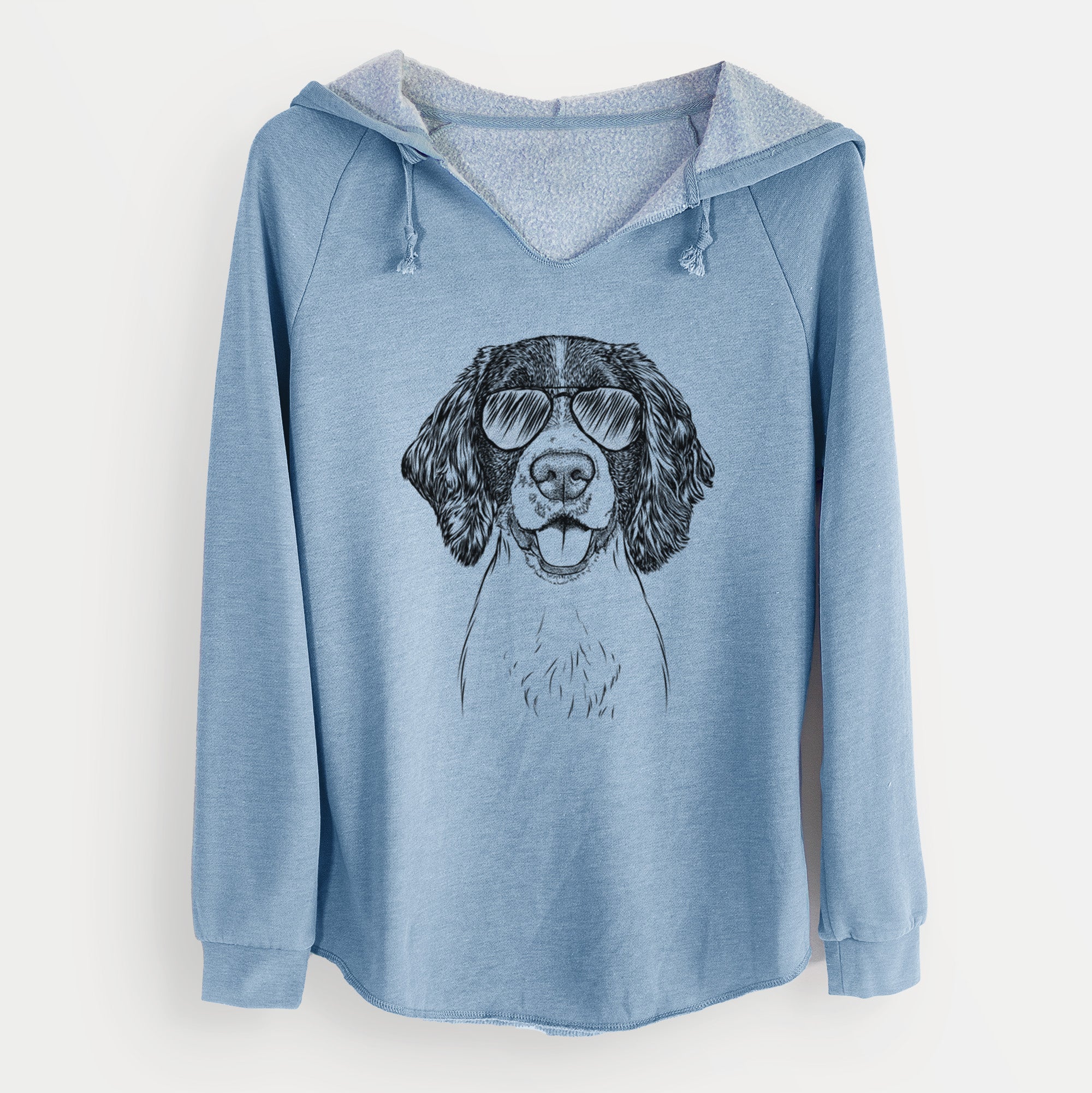 Aviator Ever the English Springer Spaniel - Cali Wave Hooded Sweatshirt