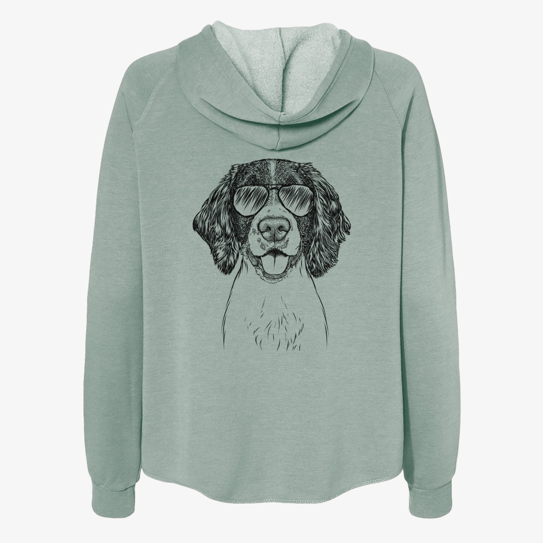 Ever the English Springer Spaniel - Women's Cali Wave Zip-Up Sweatshirt