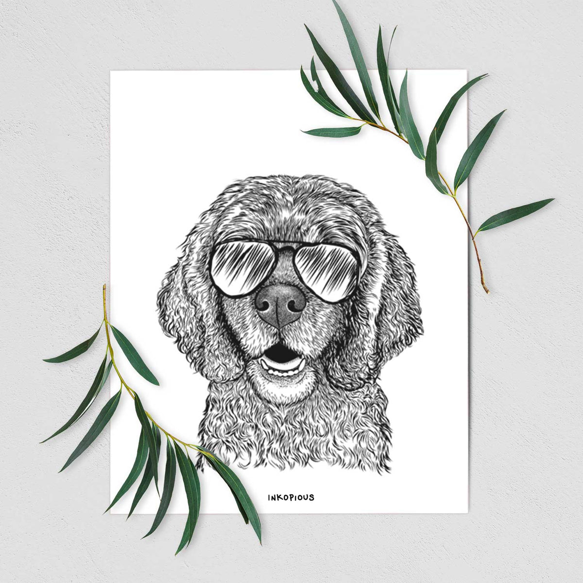 Fannie Mae the Cocker Spaniel Art Print