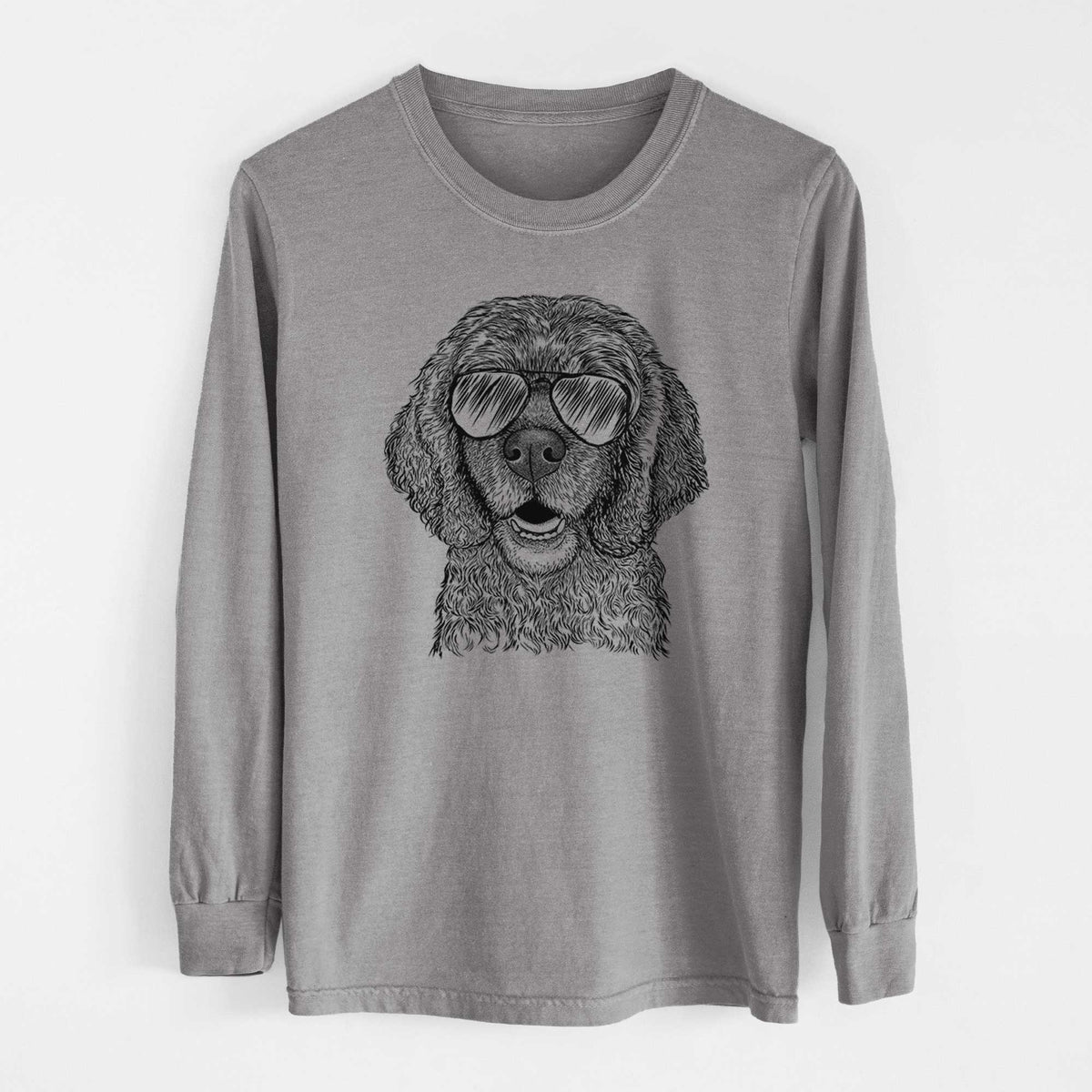 Aviators Fannie Mae the Cocker Spaniel - Heavyweight 100% Cotton Long Sleeve