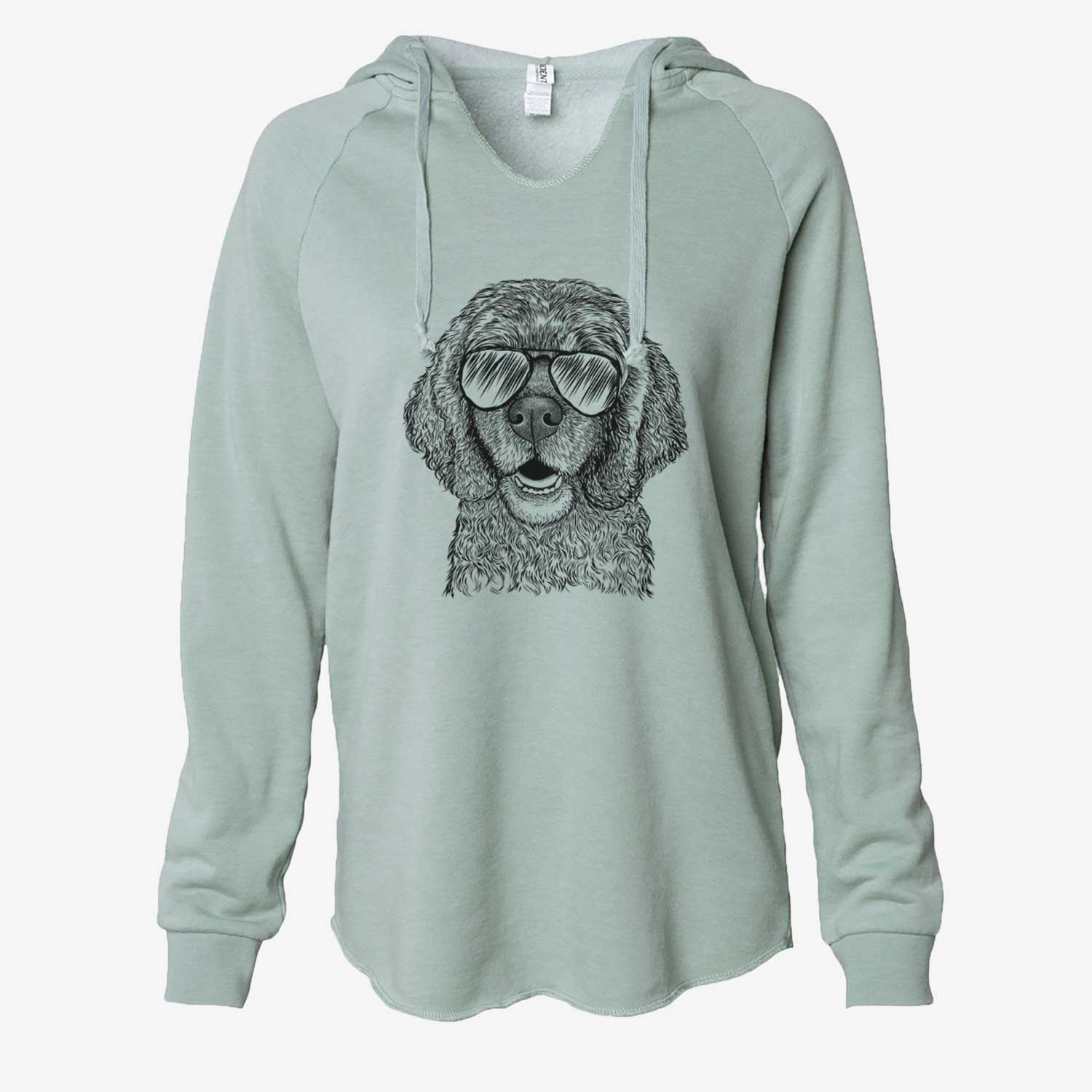 Fannie Mae the Cocker Spaniel - Cali Wave Hooded Sweatshirt