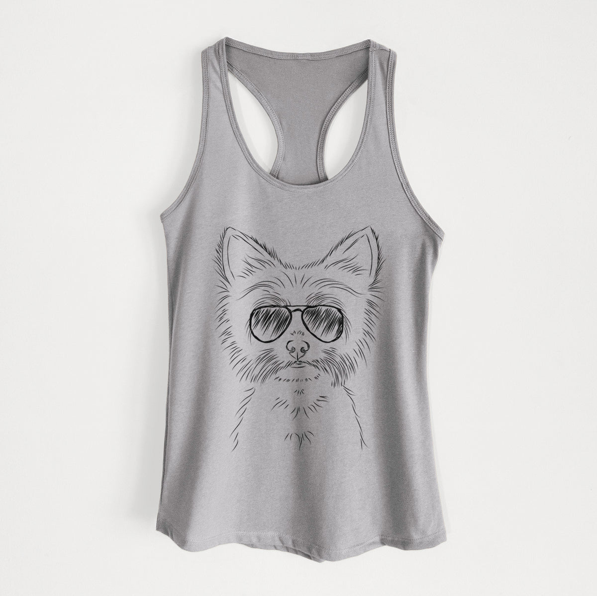 Farva the Yorkshire Terrier - Women's Racerback Tanktop