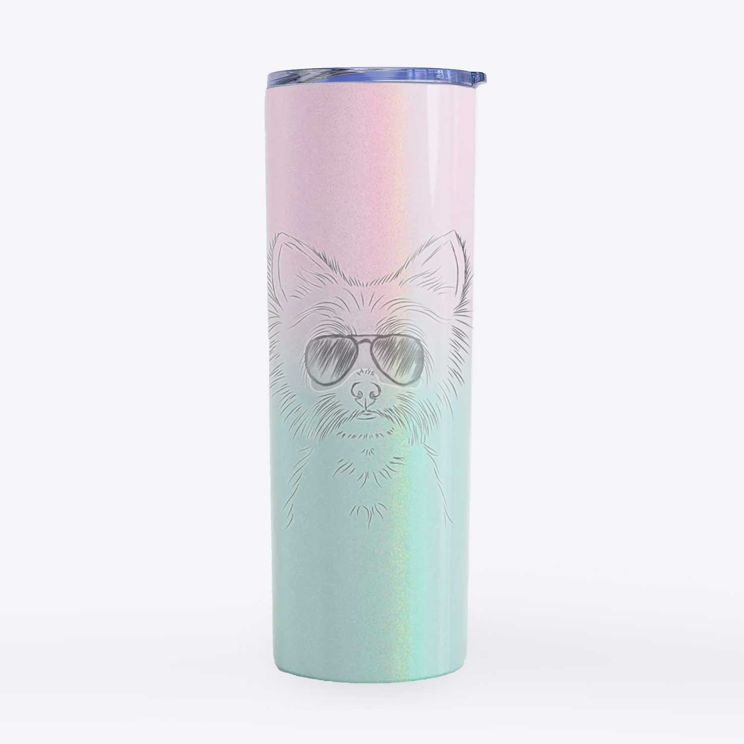 Farva the Yorkshire Terrier - 20oz Skinny Tumbler