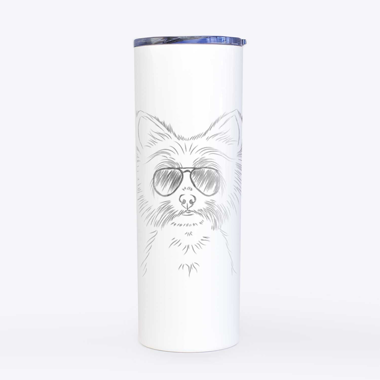 Farva the Yorkshire Terrier - 20oz Skinny Tumbler