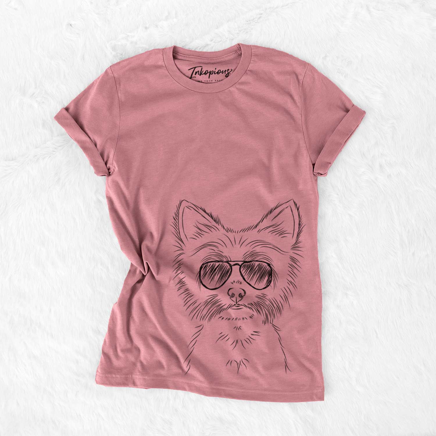 Aviator Farva the Yorkshire Terrier - Unisex Crewneck