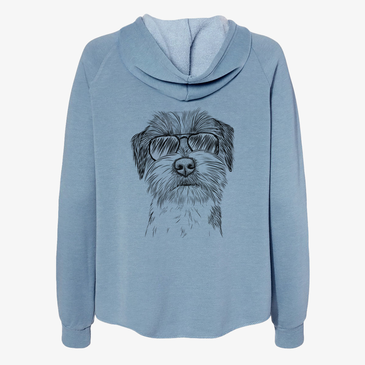 Feis the Parson Russell Terrier - Women's Cali Wave Zip-Up Sweatshirt