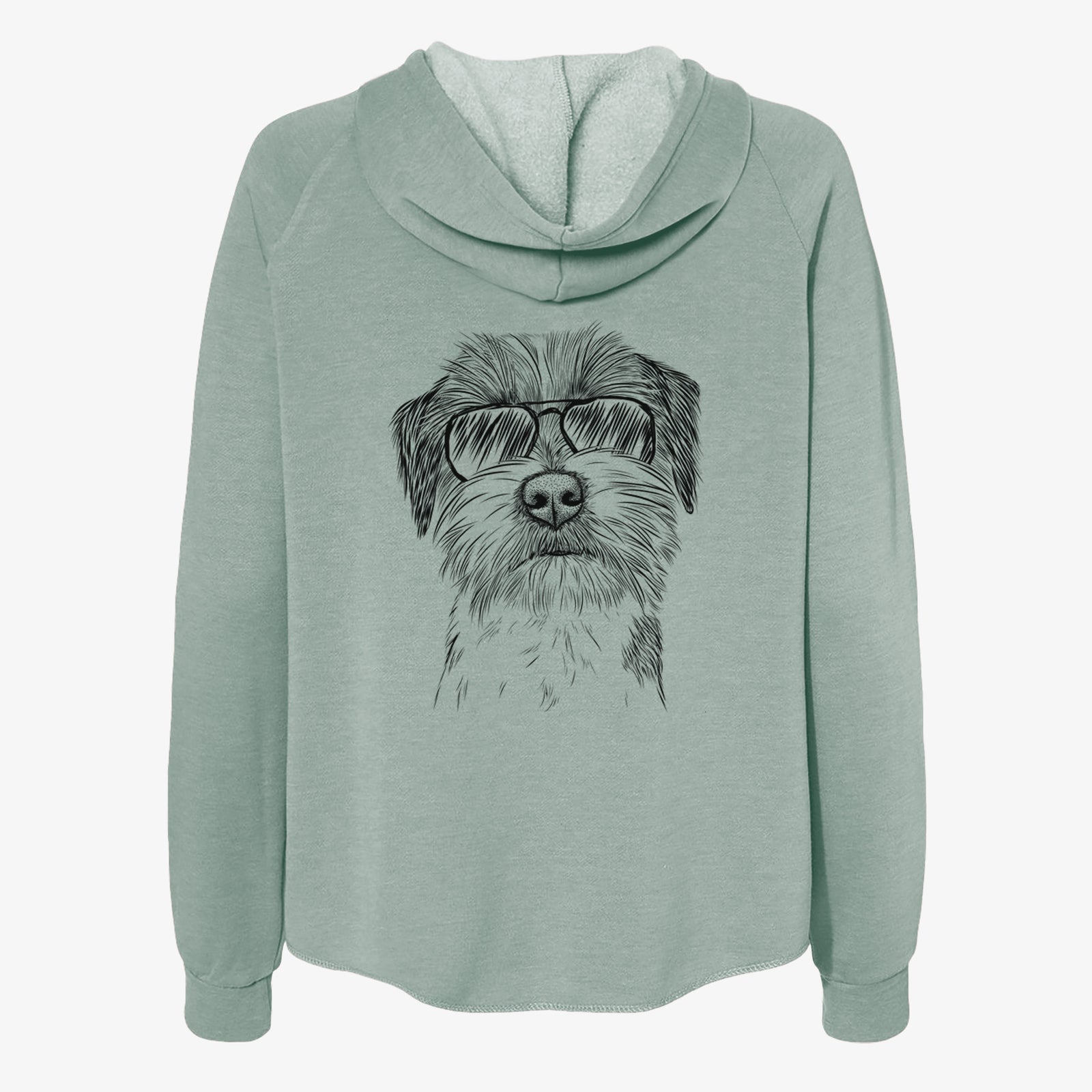 Feis the Parson Russell Terrier - Women's Cali Wave Zip-Up Sweatshirt