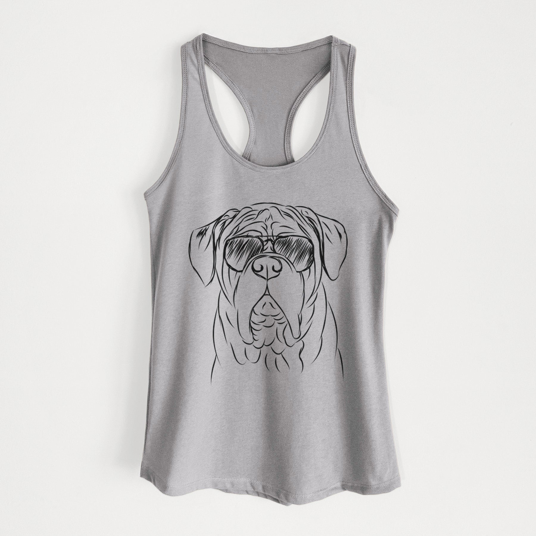 Felix the Dogue de Bordeaux - Women's Racerback Tanktop