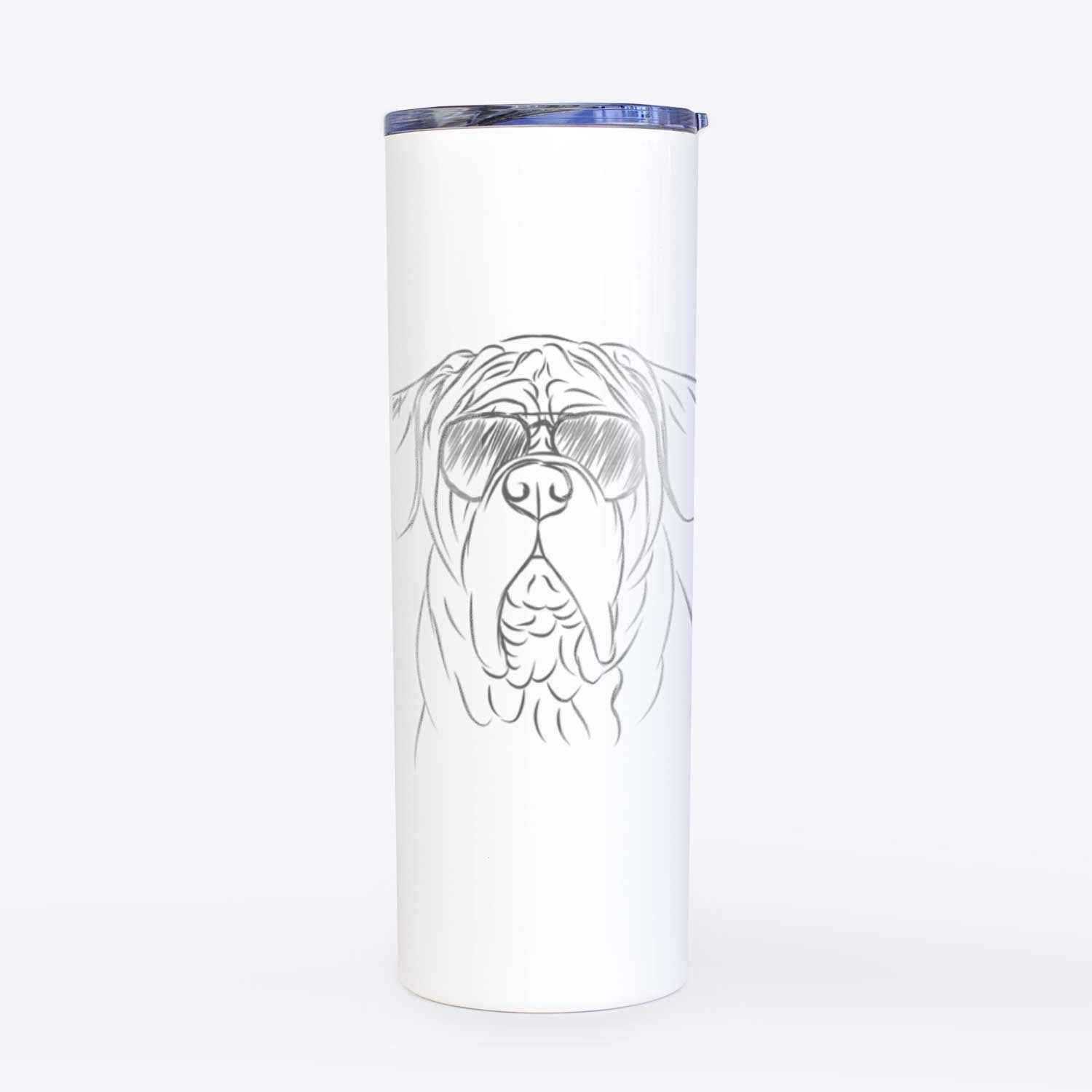 Felix the Dogue de Bordeaux - 20oz Skinny Tumbler