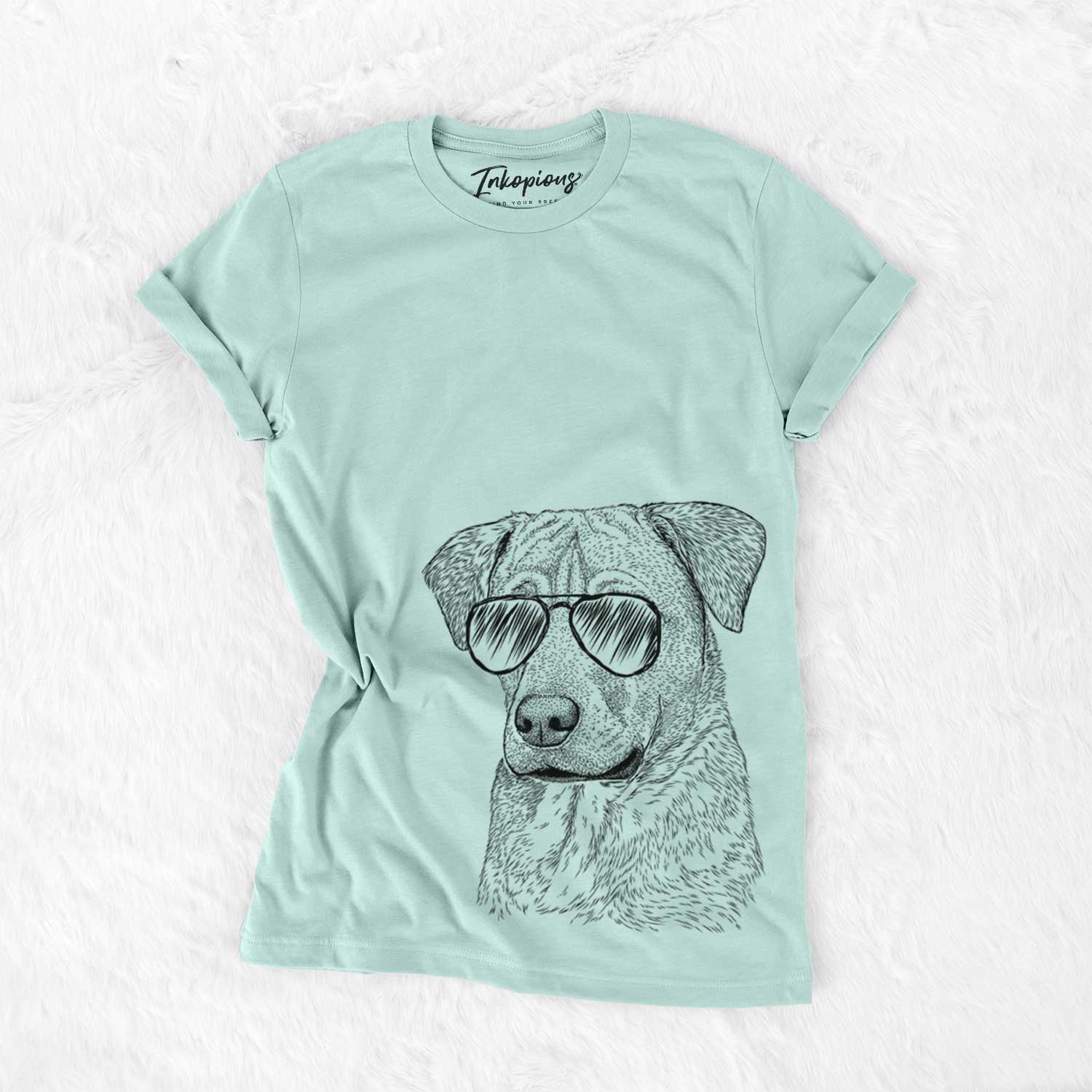 Aviator Feta the Mixed Breed - Unisex Crewneck