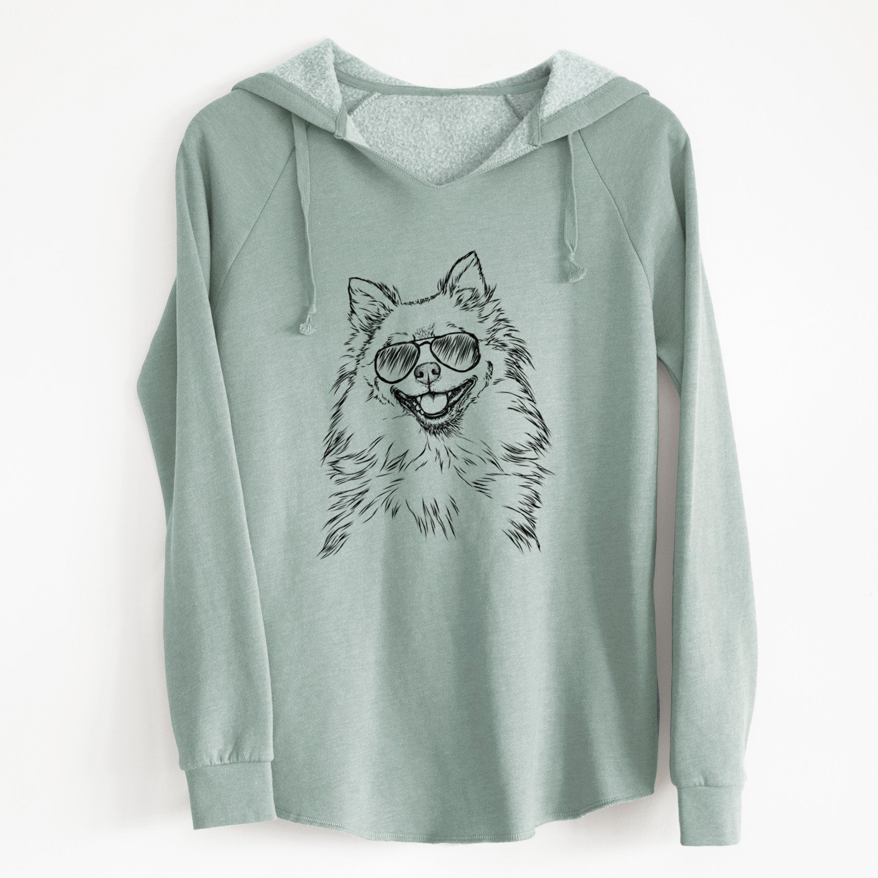 Aviator Fibi the Spitz - Cali Wave Hooded Sweatshirt