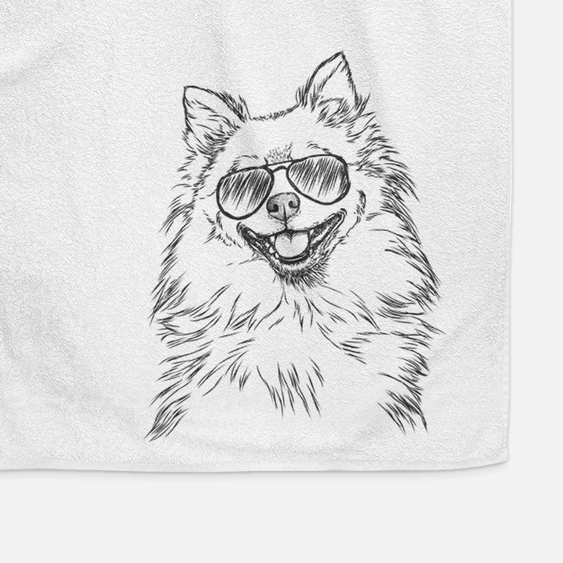 Fibi the Spitz Decorative Hand Towel