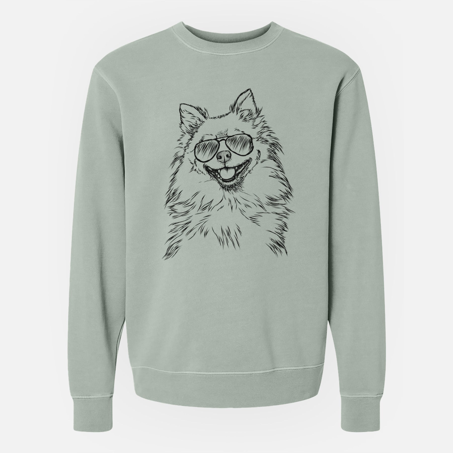 Aviator Fibi the Spitz - Unisex Pigment Dyed Crew Sweatshirt